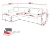 Hjørnesofa Comfivo 129 (Lux 03)