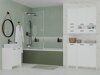 Vægmonteret badeværelsesskab Servou 105