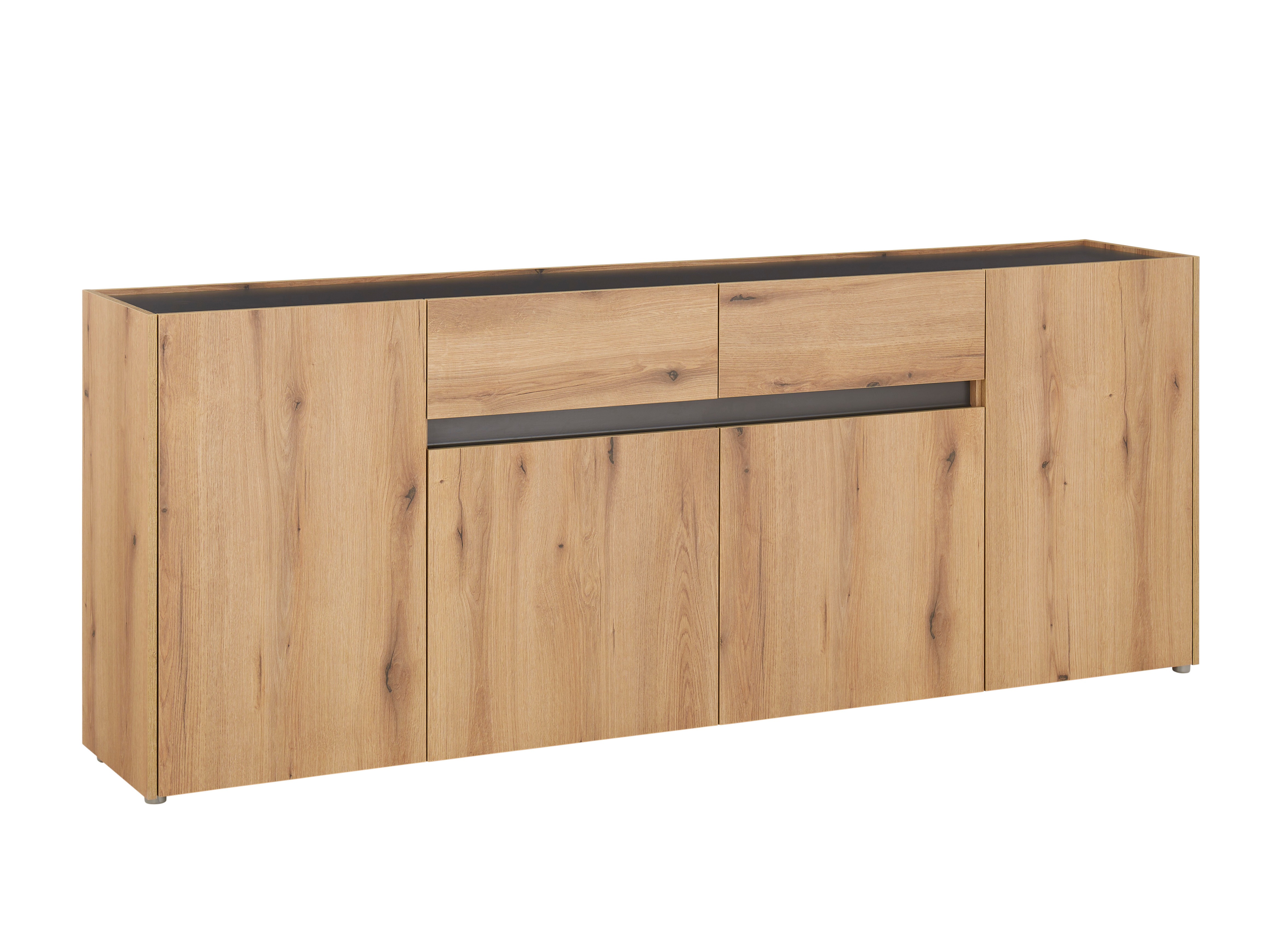 Kommode Elbsori 118 (Egetræ + Antracit)