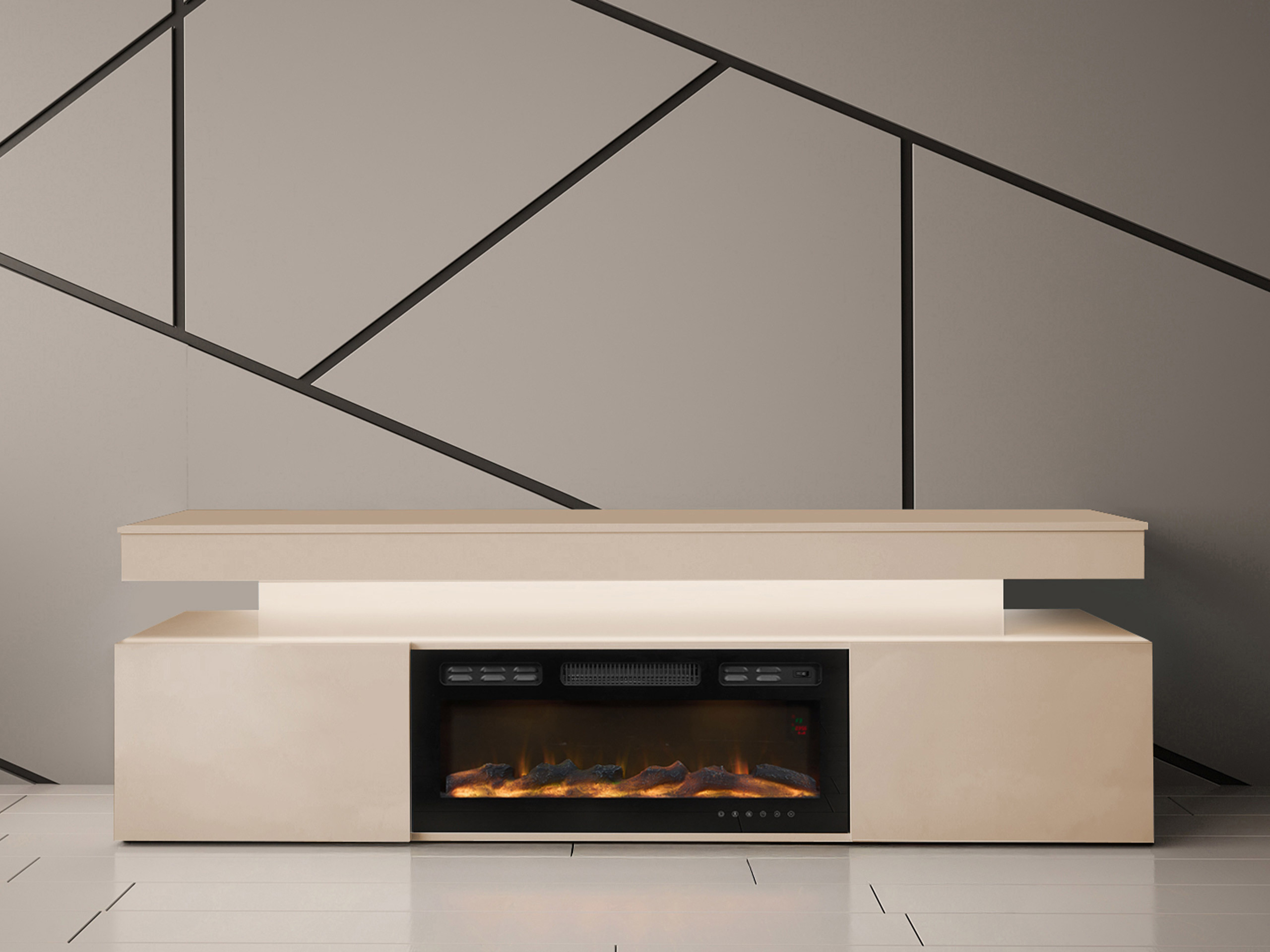 TV-bord Monfero 104 (Lysebrun)