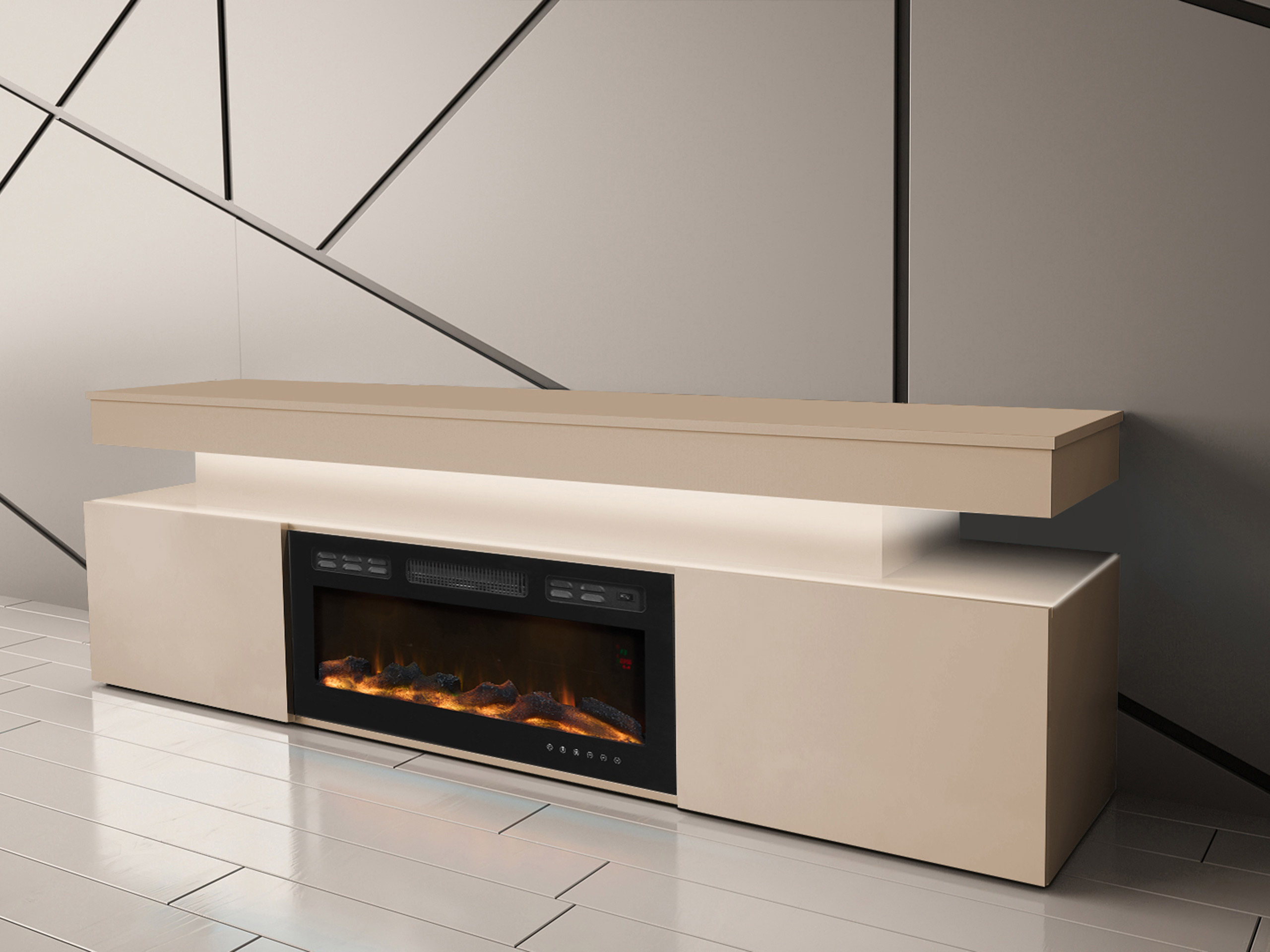 TV-bord Monfero 104 (Lysebrun)