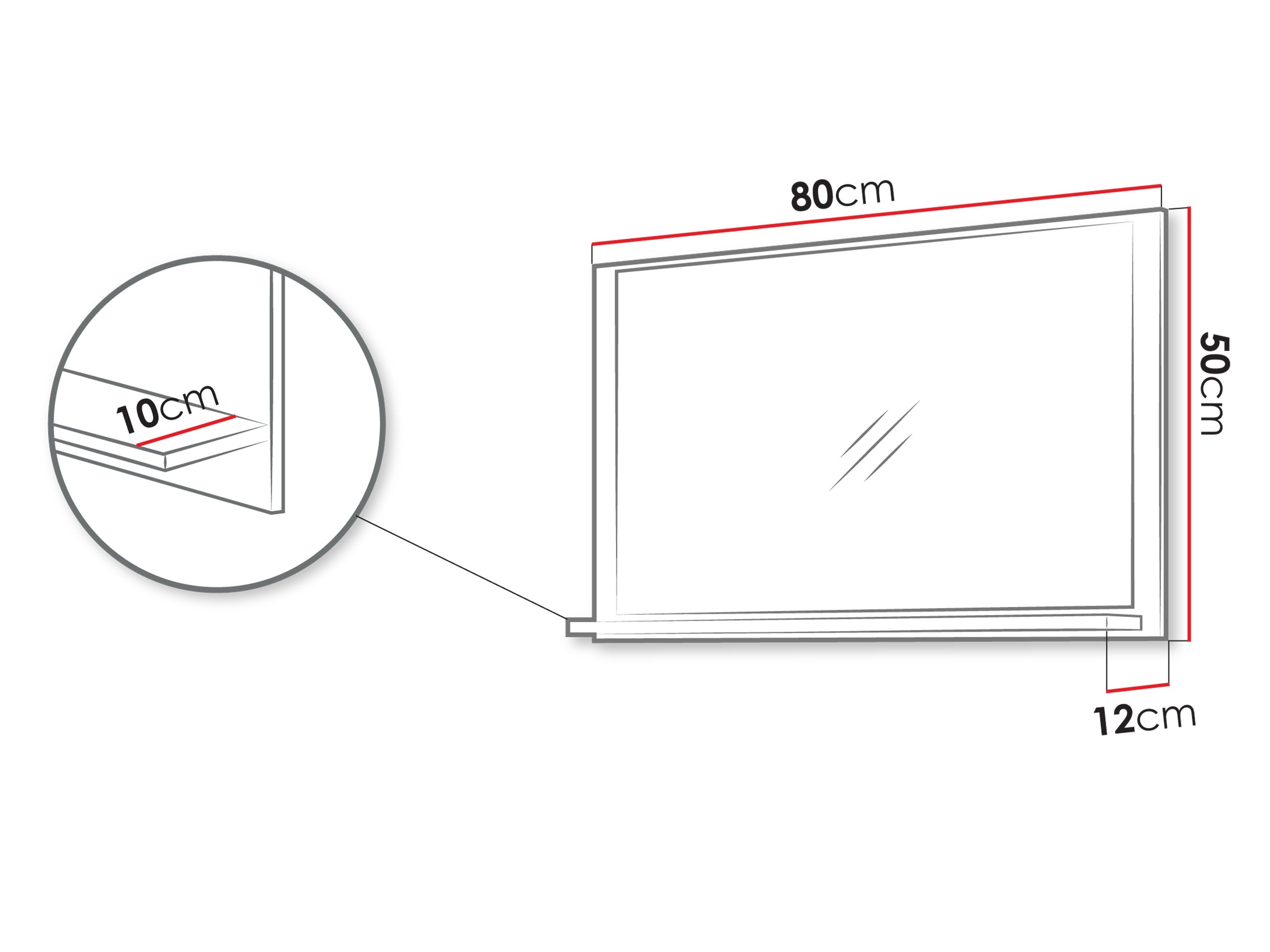 Badeværelse spejl Sodalis (Kashmir)