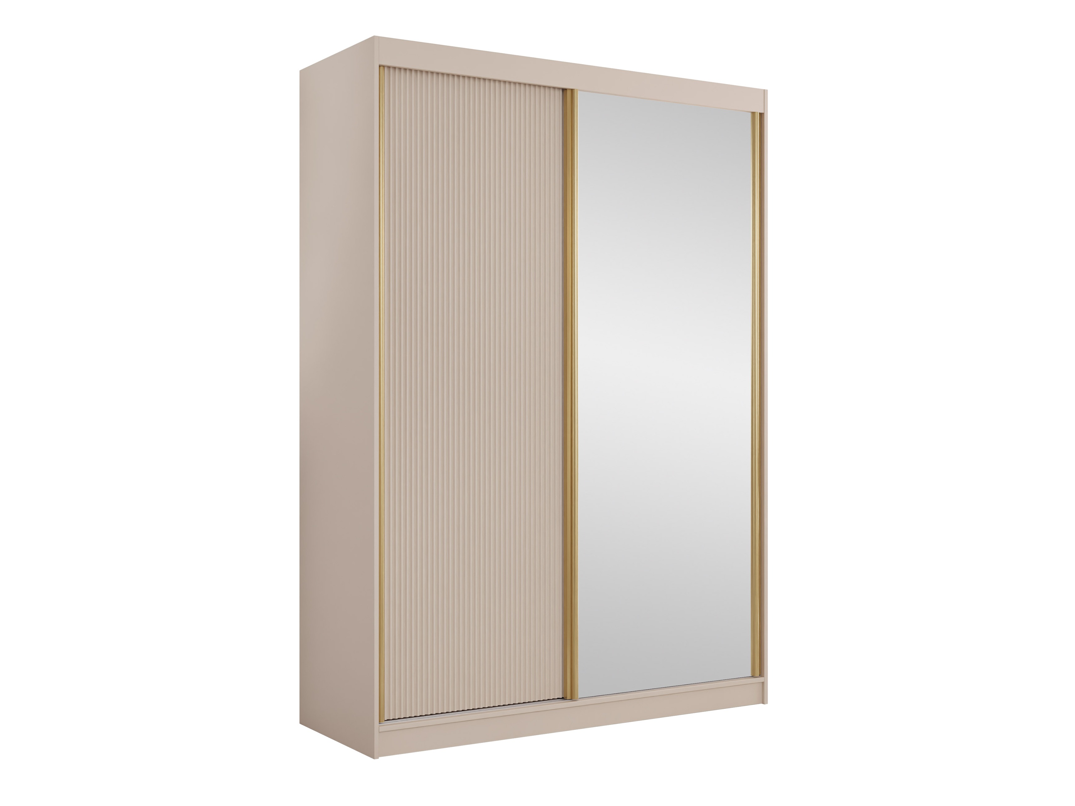 Garderobeskab Comfivo Larmire 124 (Beige)