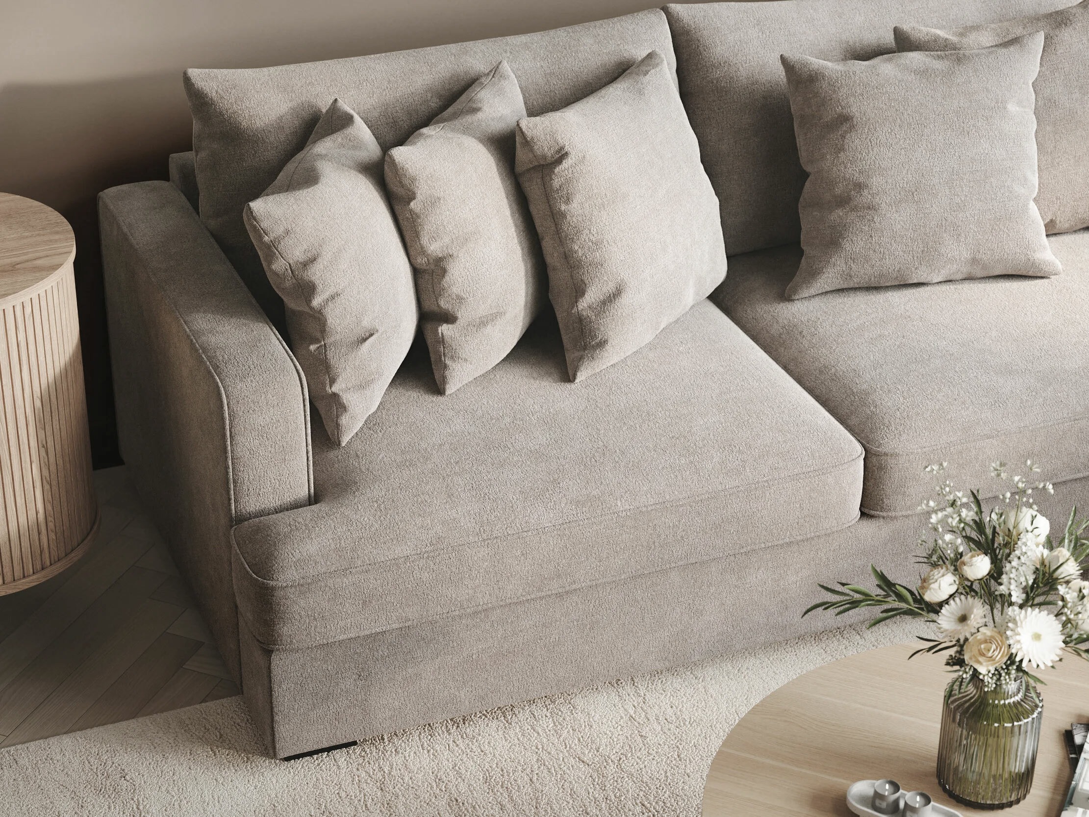 Hjørnesofa Tivsoe 102 (Trenza 08)