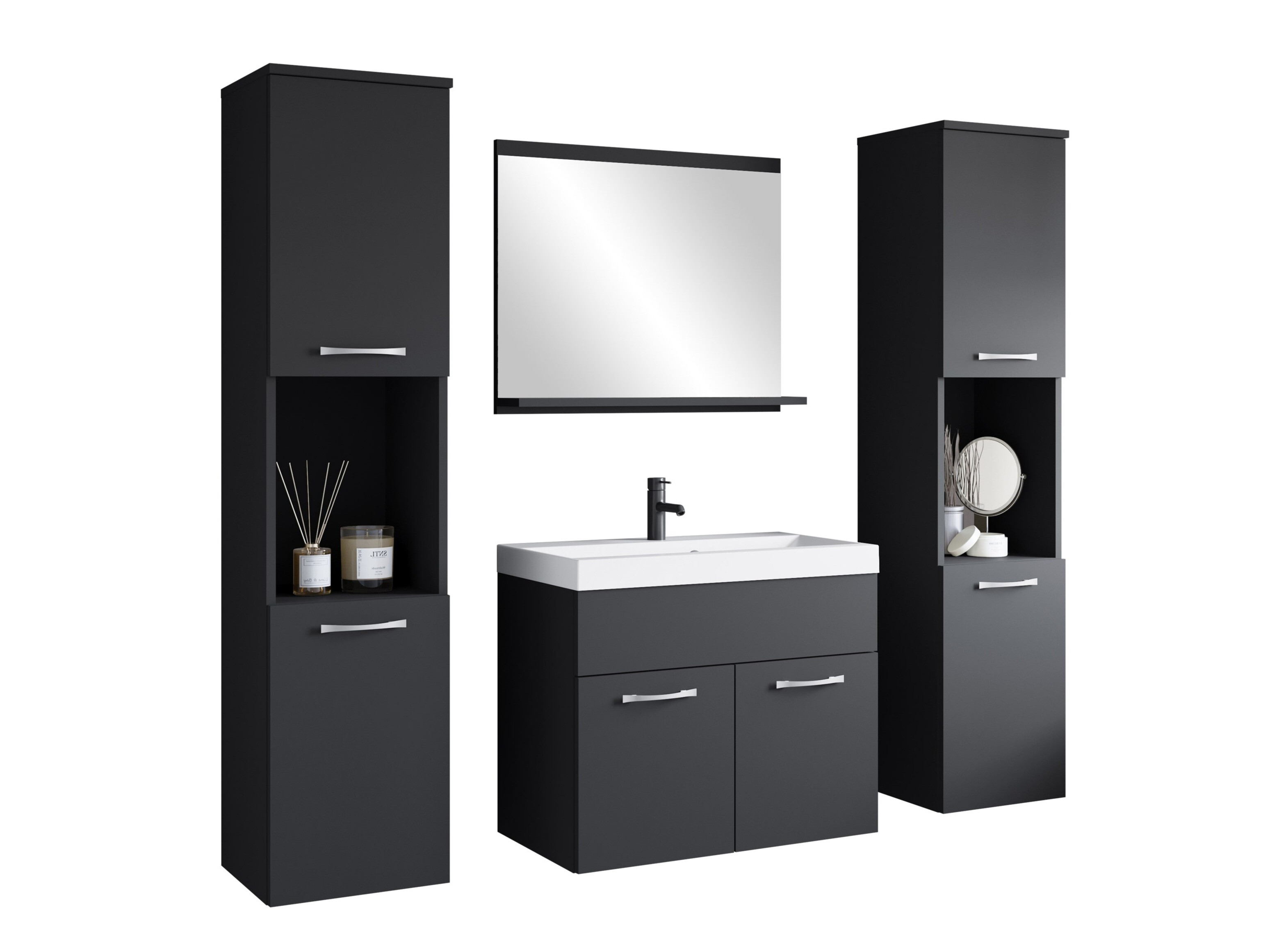 Badeværelses-sæt Sarasota 123 (Grafit)