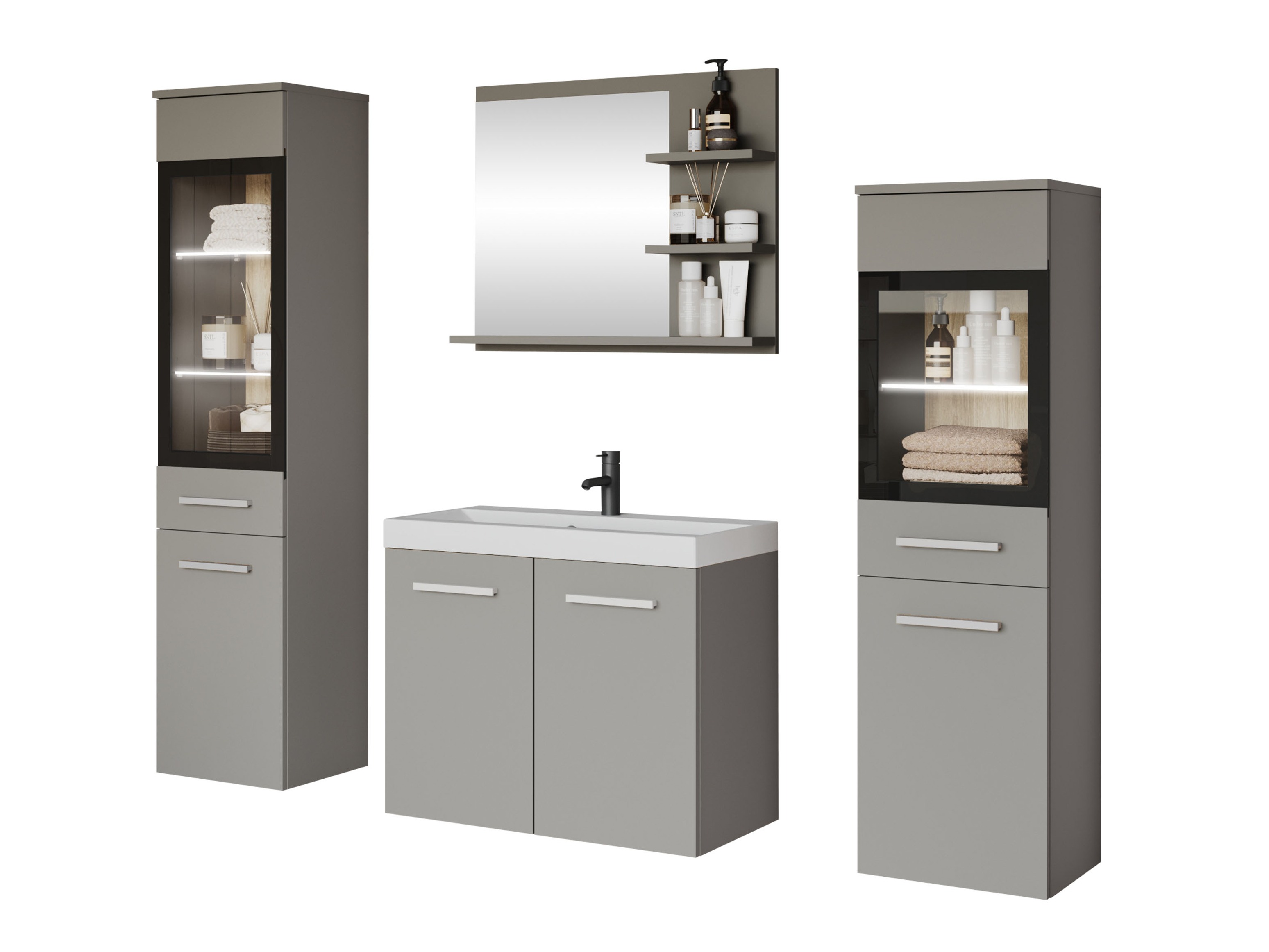 Badeværelses-sæt Sarasota 141 (Grå)