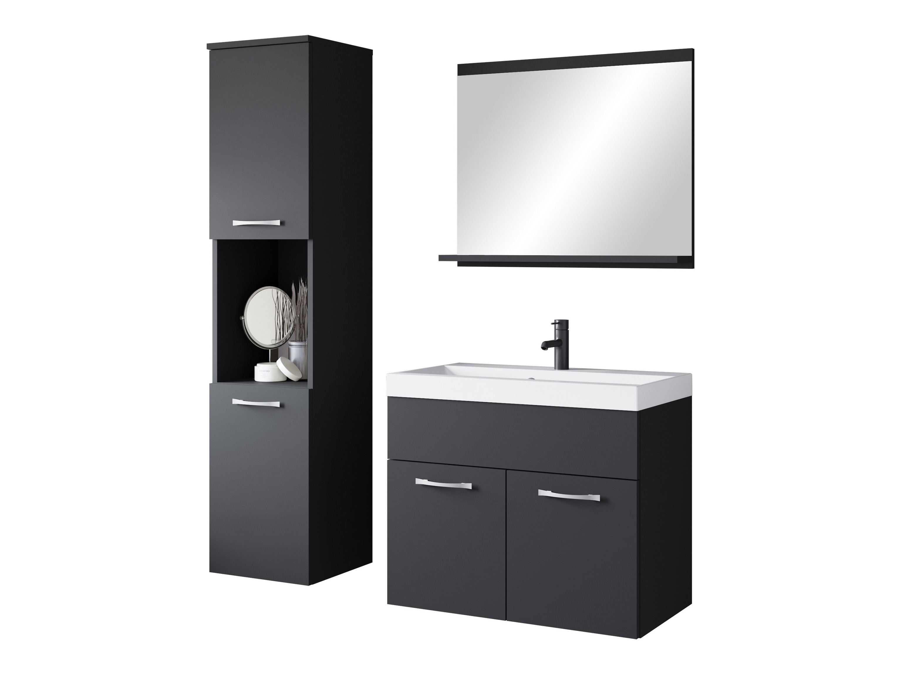 Badeværelsessæt Sarasota 122 (Grafit)