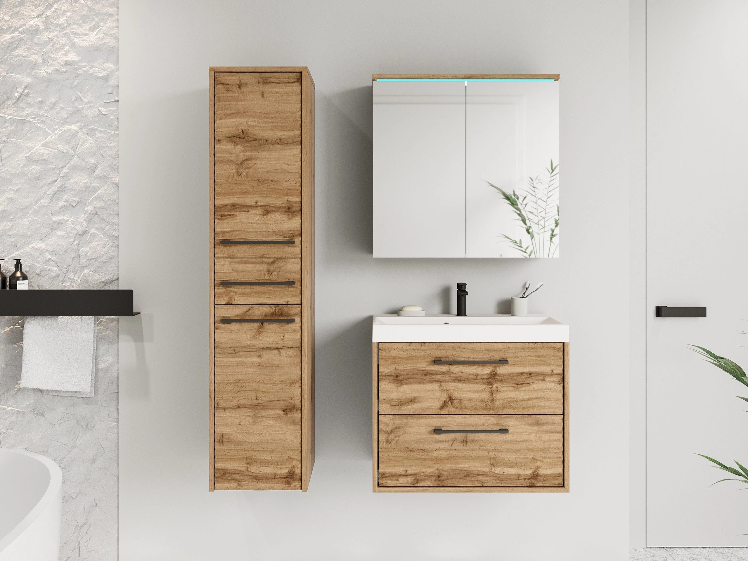 Badeværelsessæt Sarasota 173 (Wotan eg)