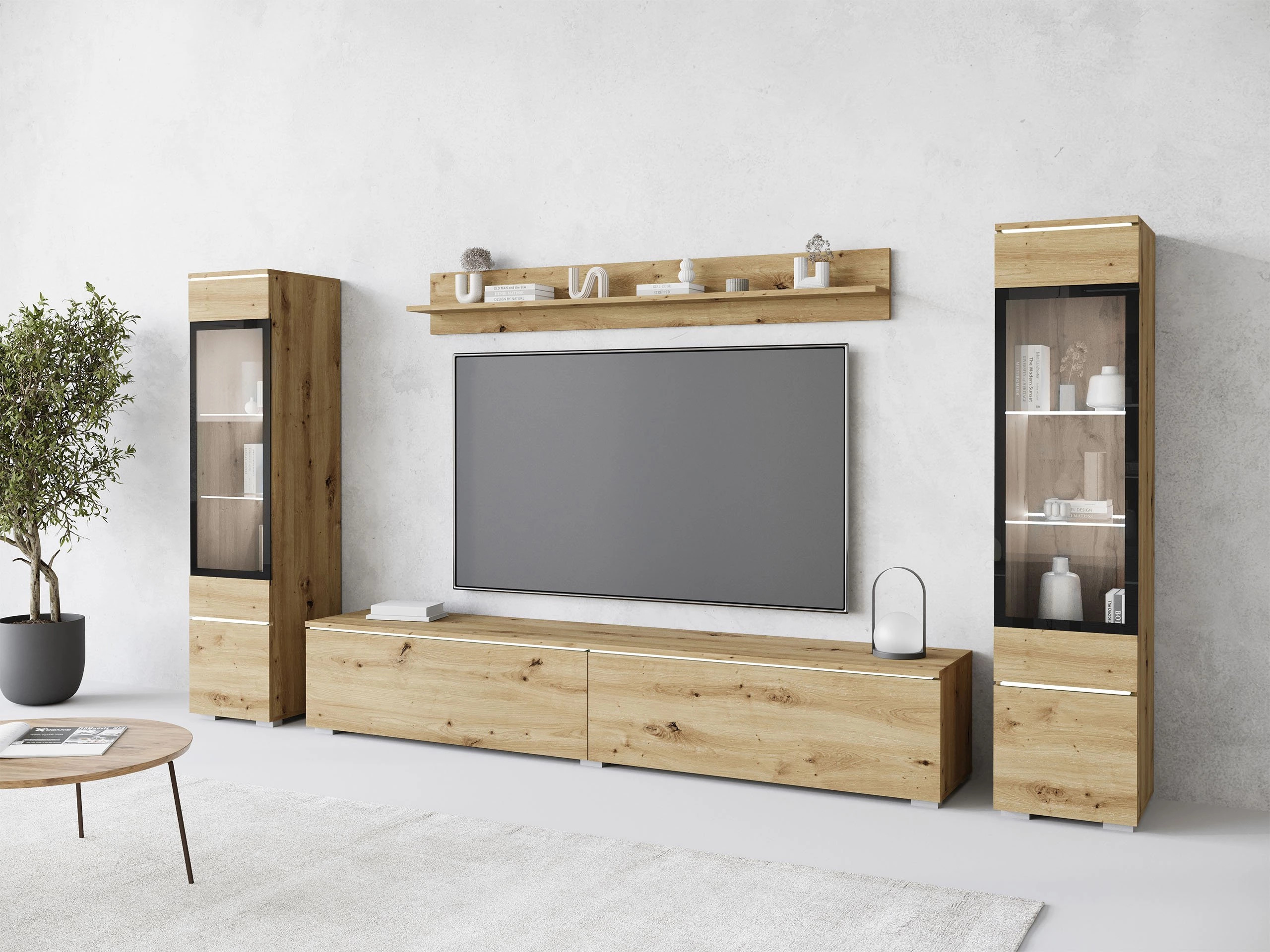 Stuemøblersæt Sarasota 126 (Artisan eg)