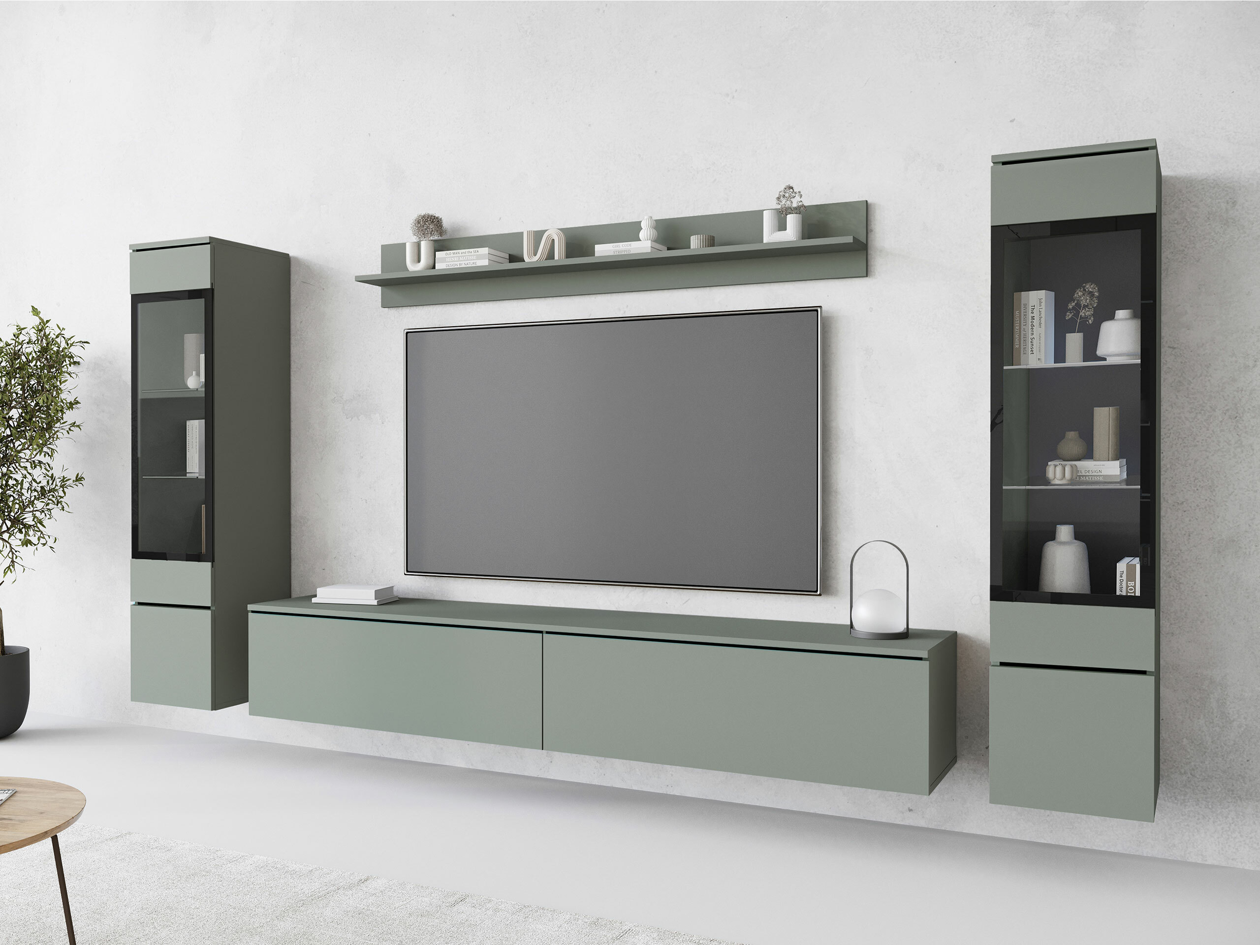 Stuemøblersæt Sarasota 126 (Støvet grøn)