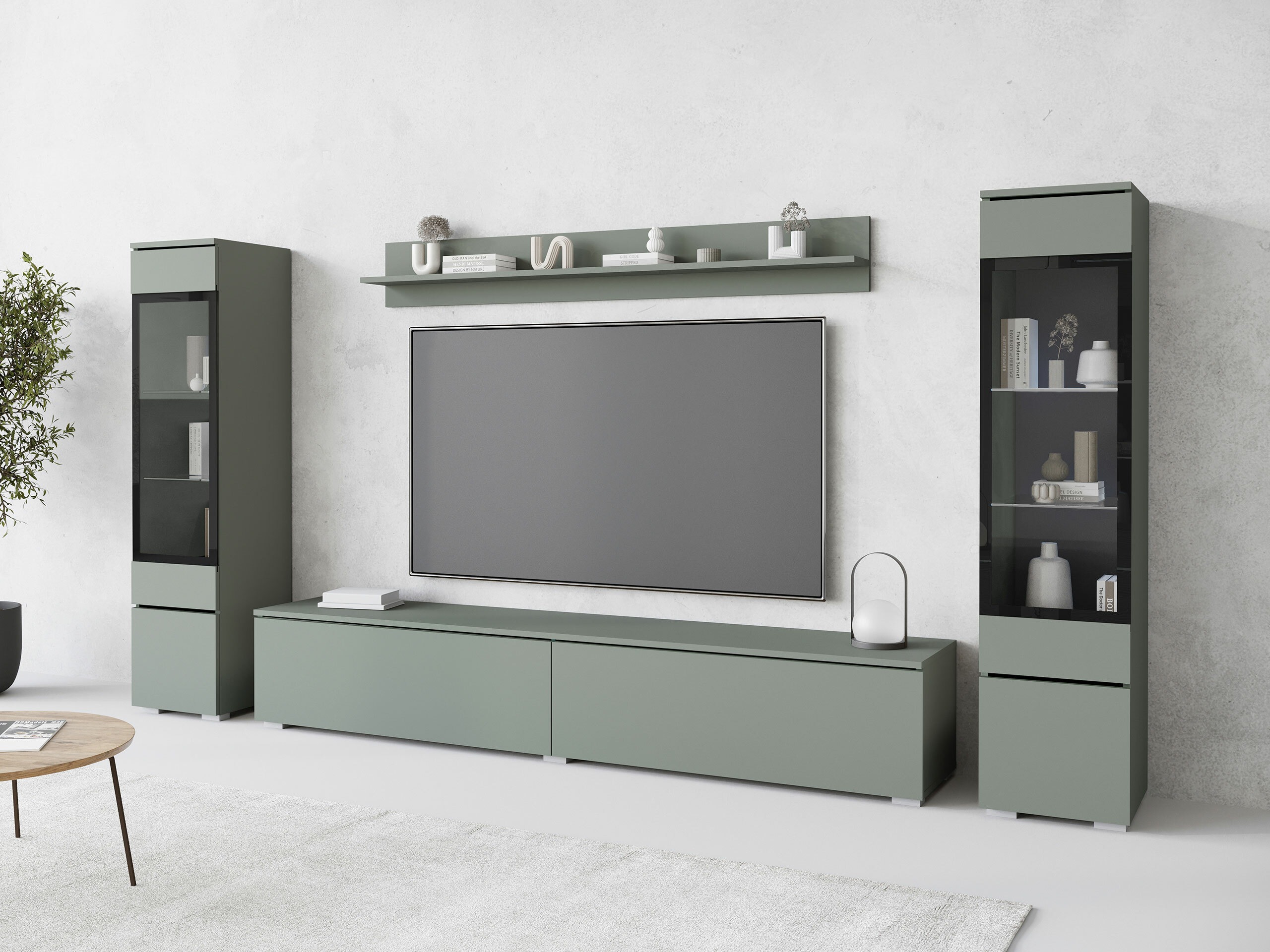 Stuemøblersæt Sarasota 126 (Støvet grøn)