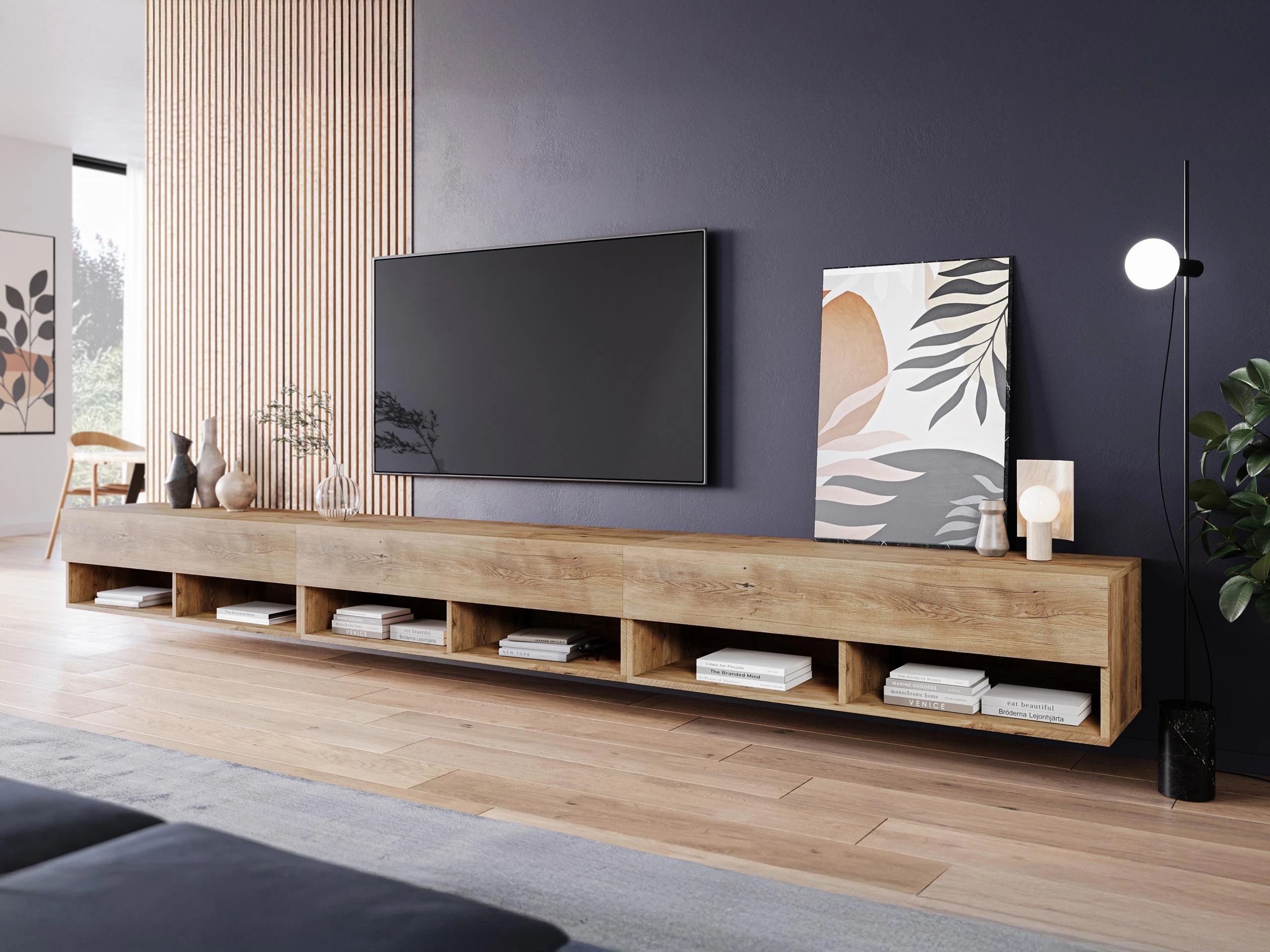 TV-bord Sarasota 144 (Kastanje)