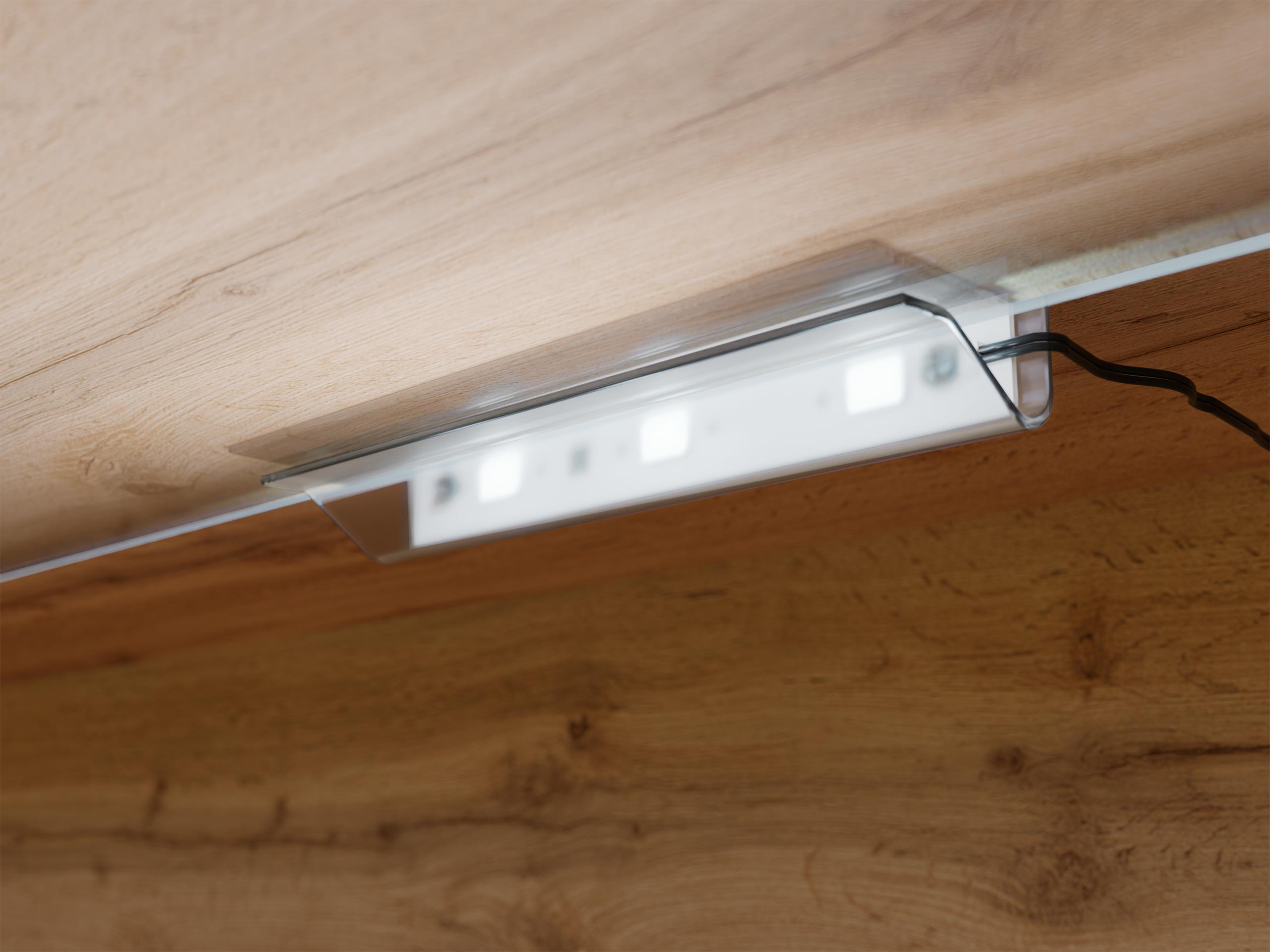 TV-bord Scientia I (Hvid + Glansfuld hvid)