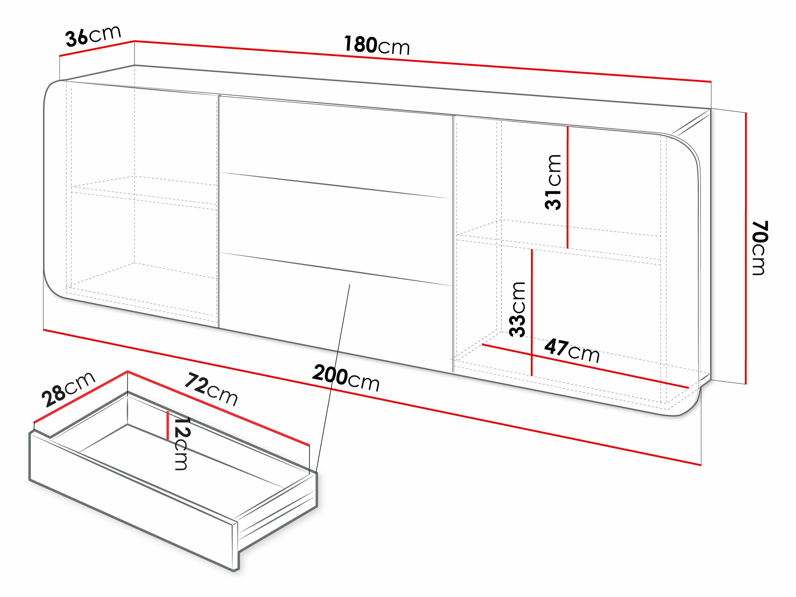 Kommode Kingston 202