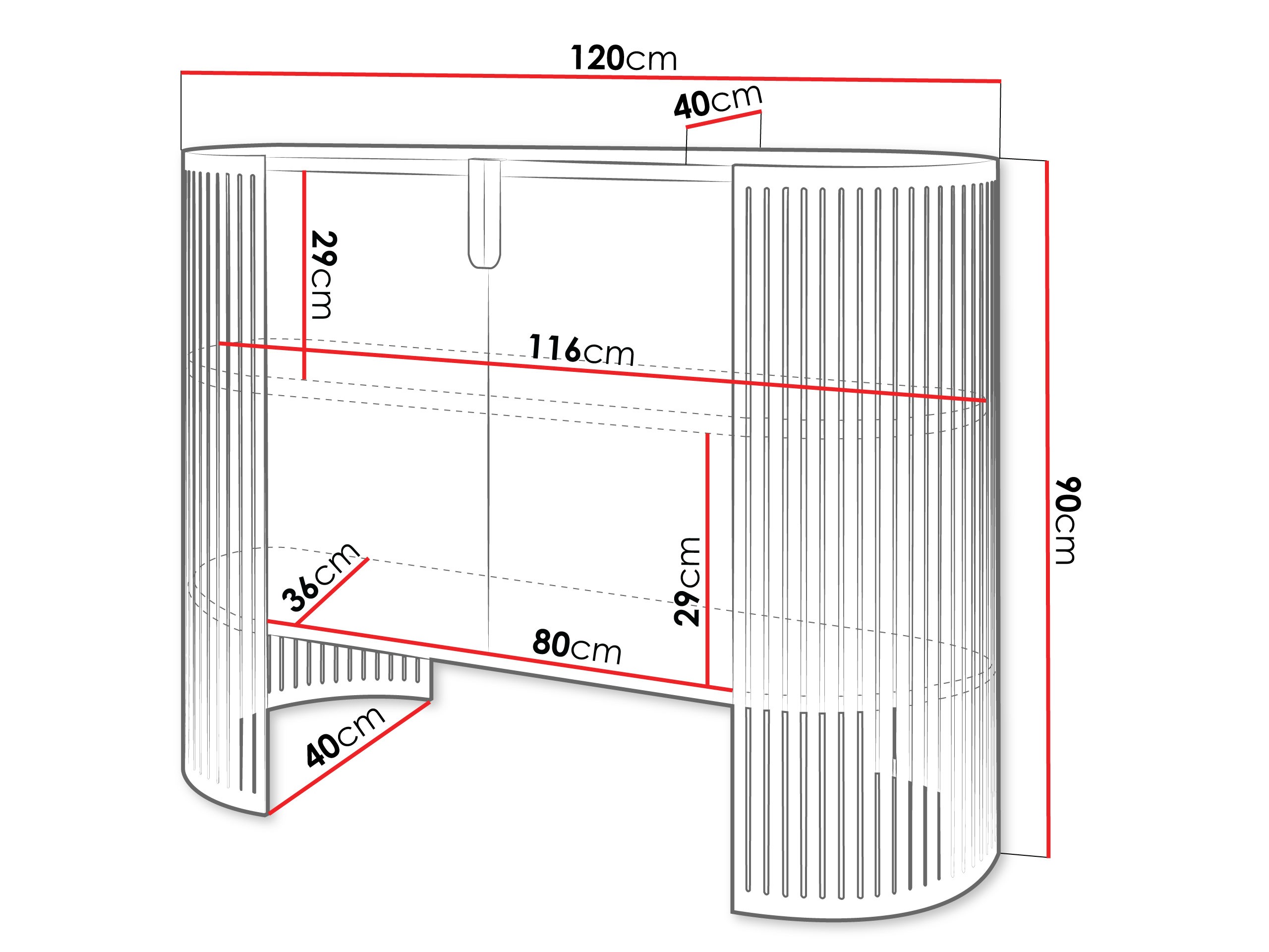 Skænk Civer (Sort + Hvid)