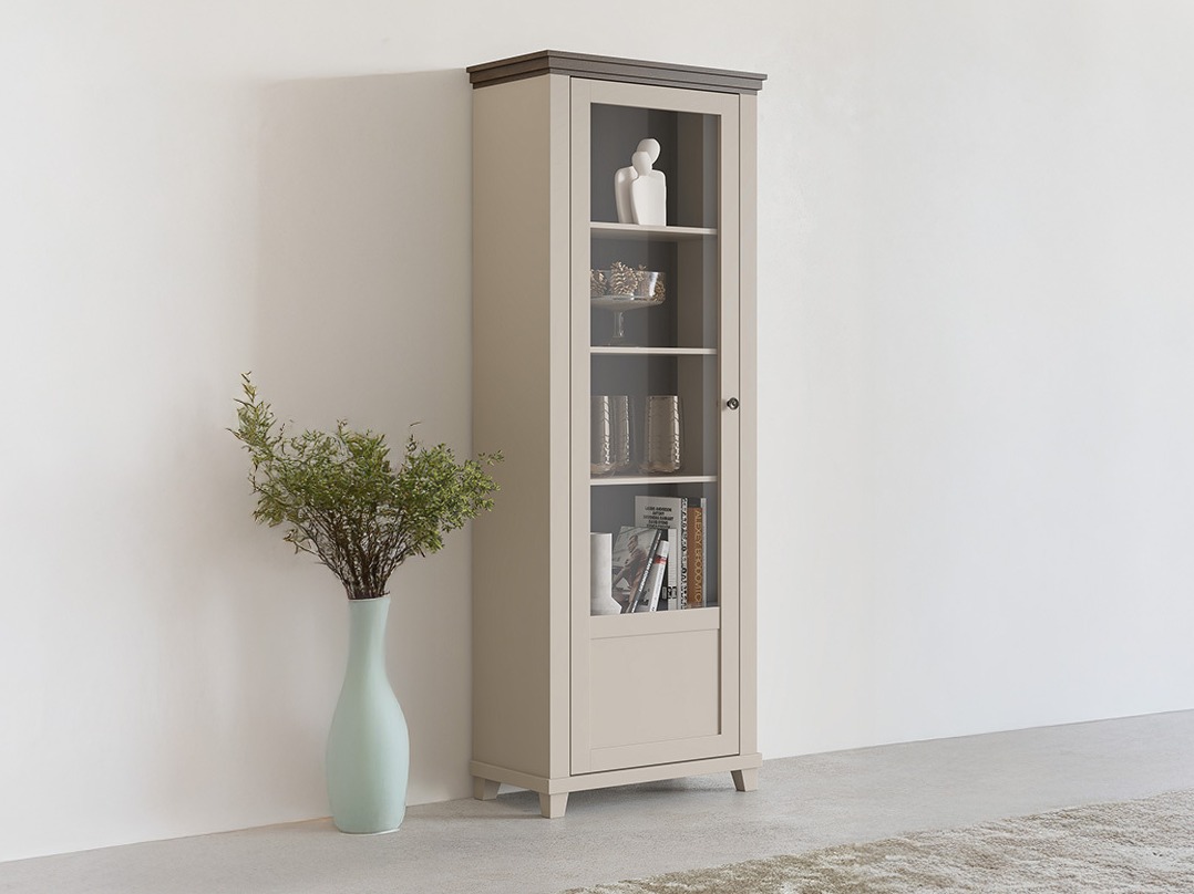 Reol Tolnue 101 (Lys beige + Egetræ)