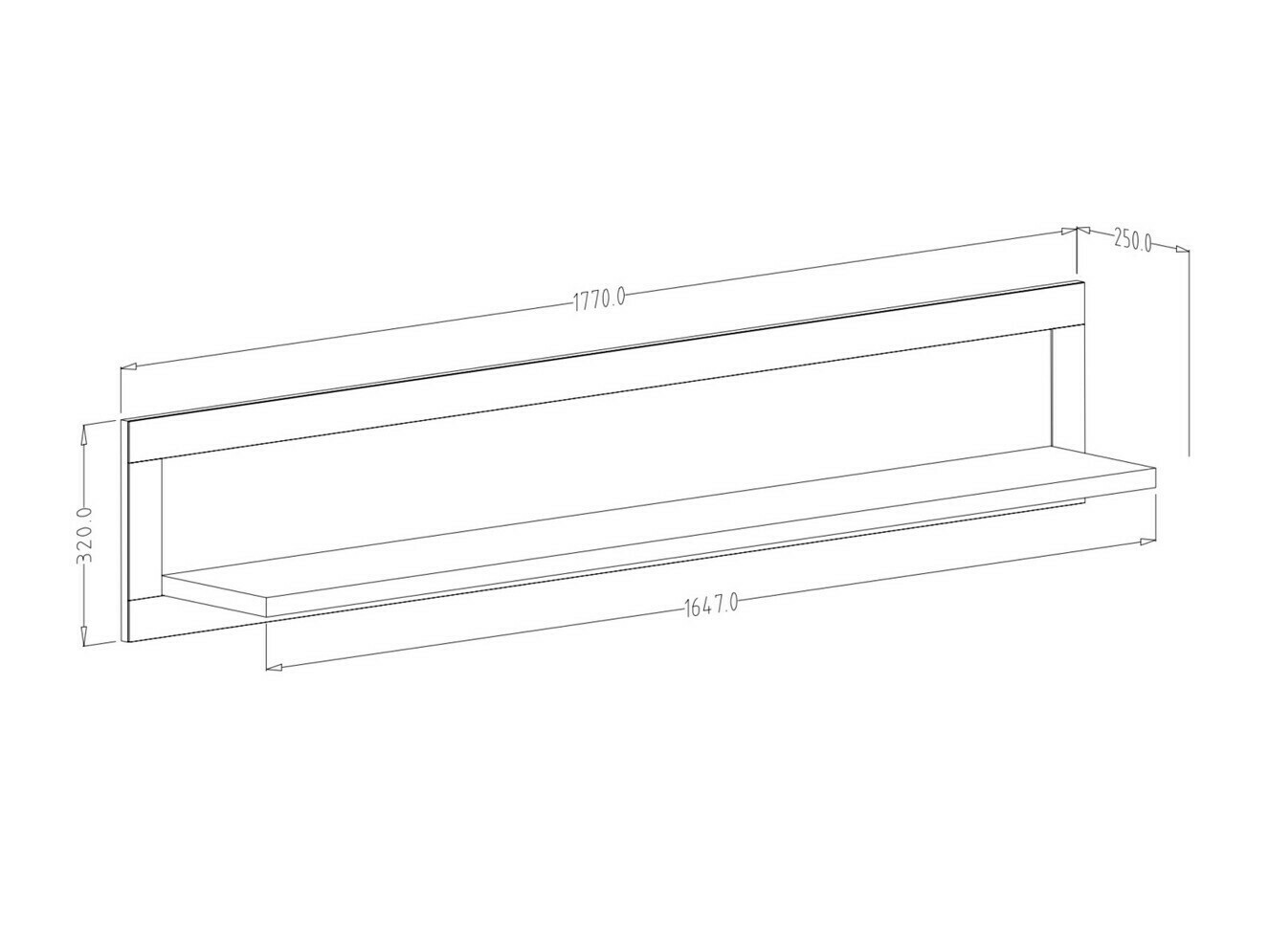 Vægreol Tolnue 100 (Lys beige)