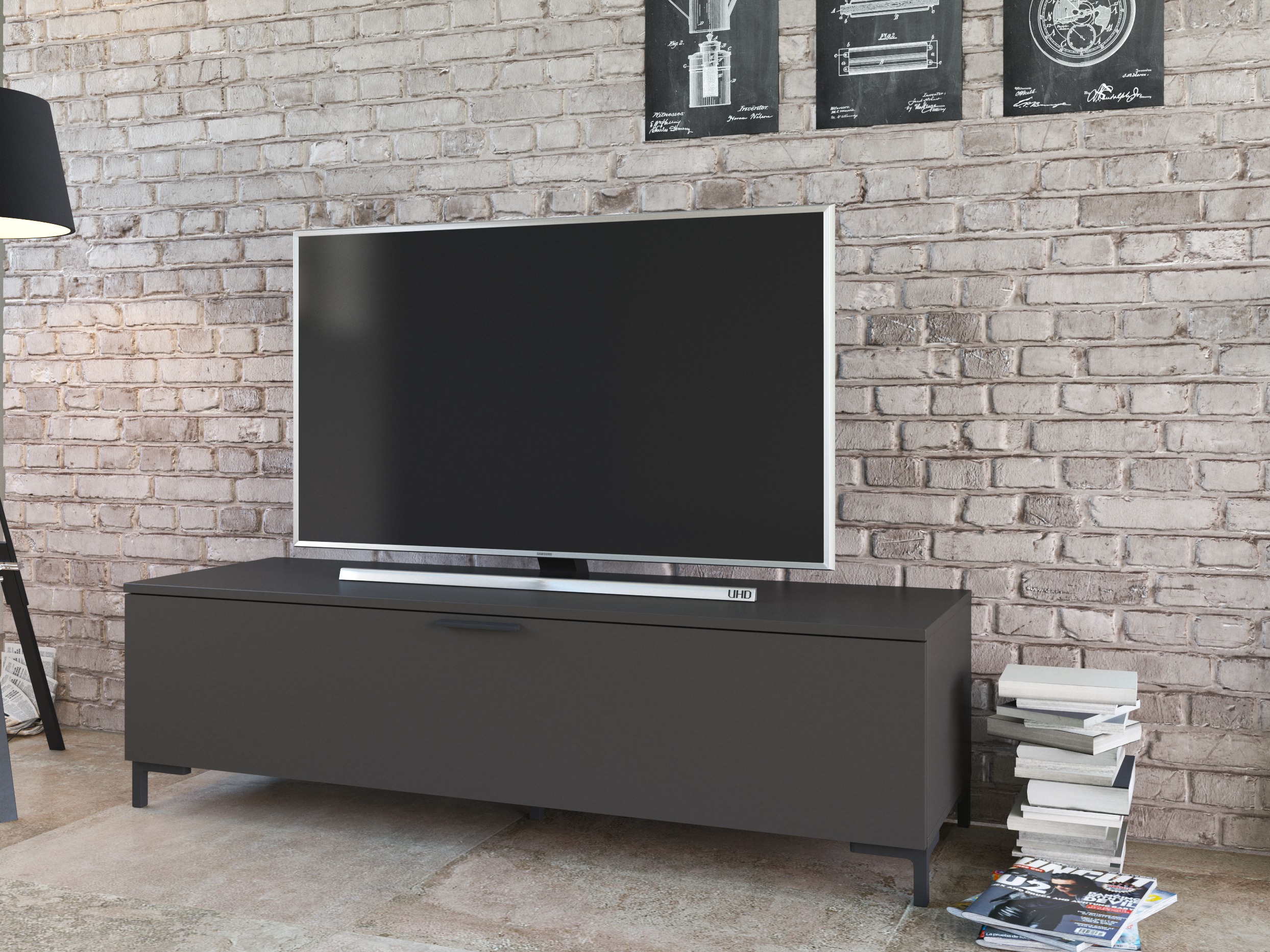 TV-bord Salnola 103 (Grå)