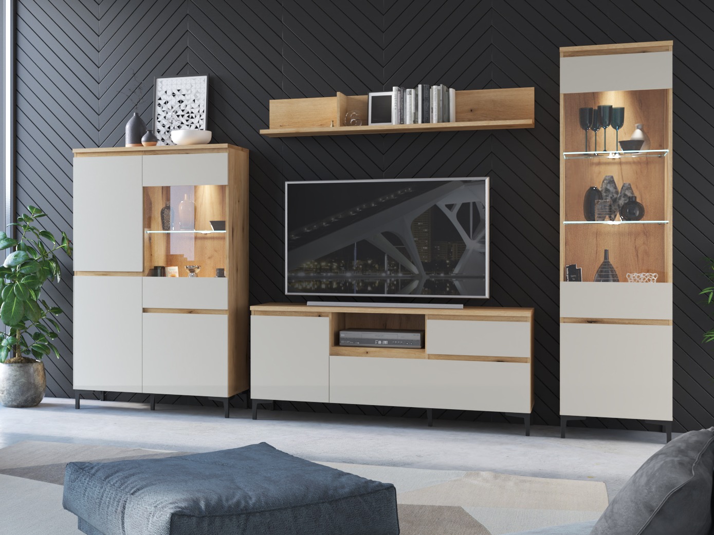 Garderobeskab Ontario 175