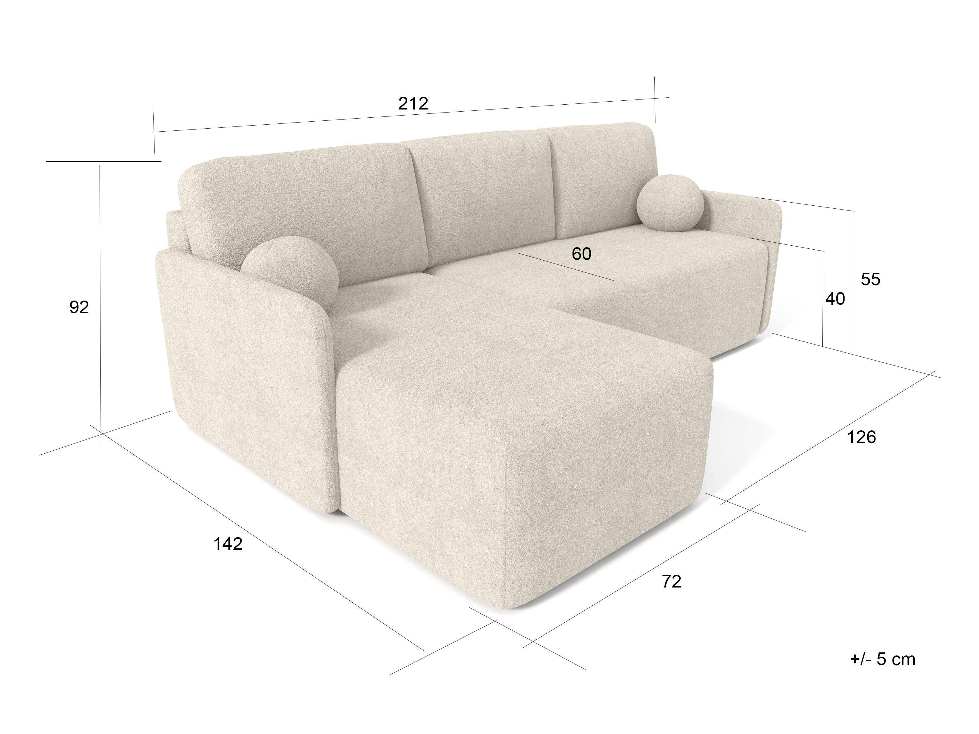 Hjørnesofa Greensboro 106
