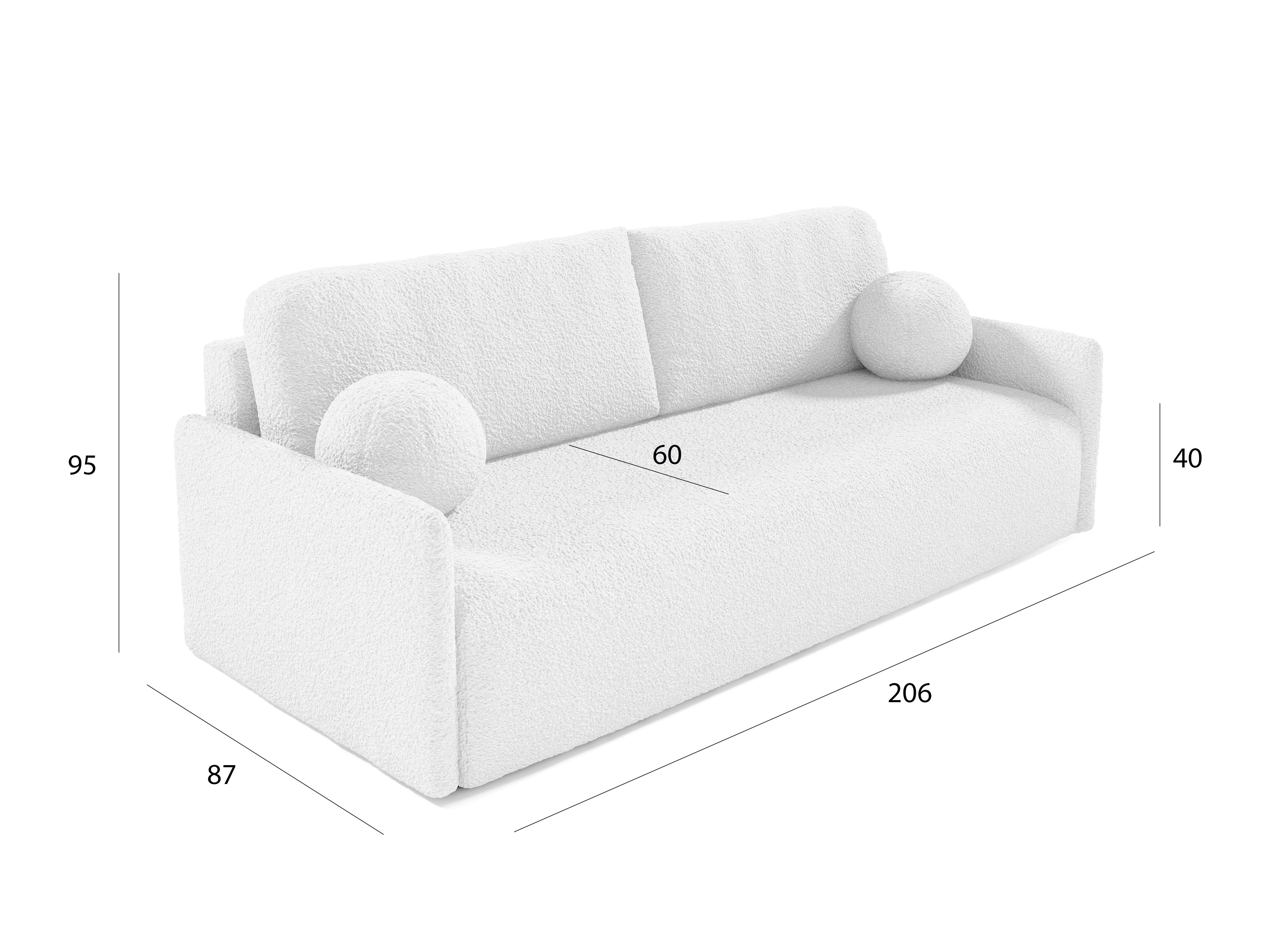 Sovesofa Greensboro 107