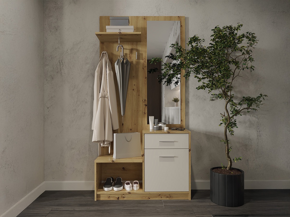 Entrésæt Houston 2084 (Artisan eg + Kashmir)