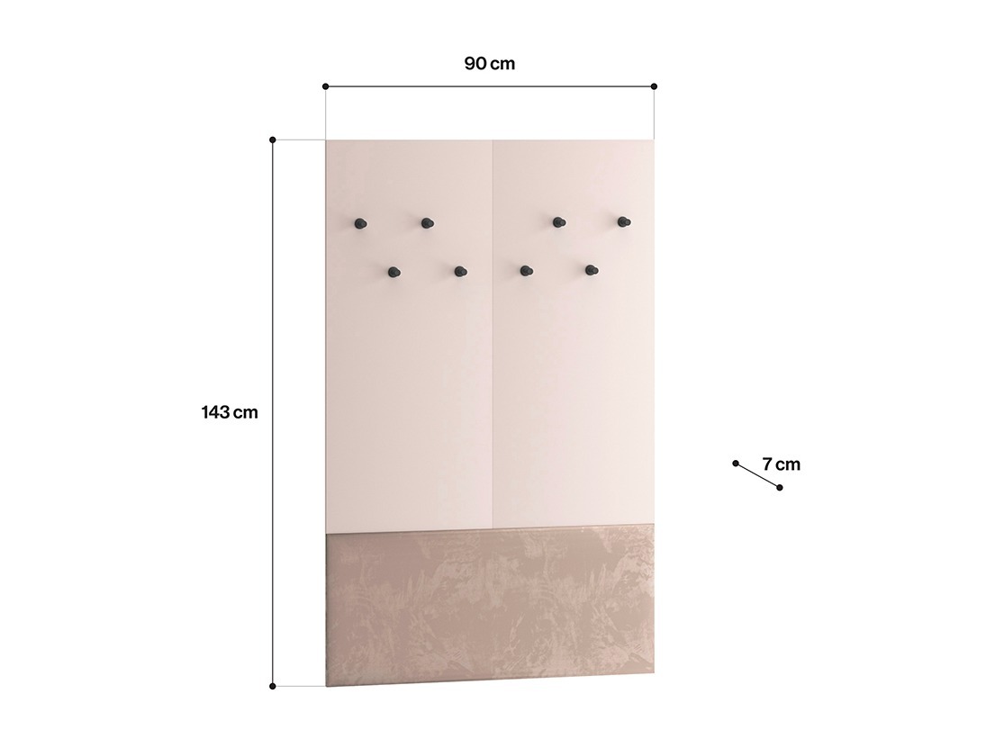 Knagerække Tivorlo 101