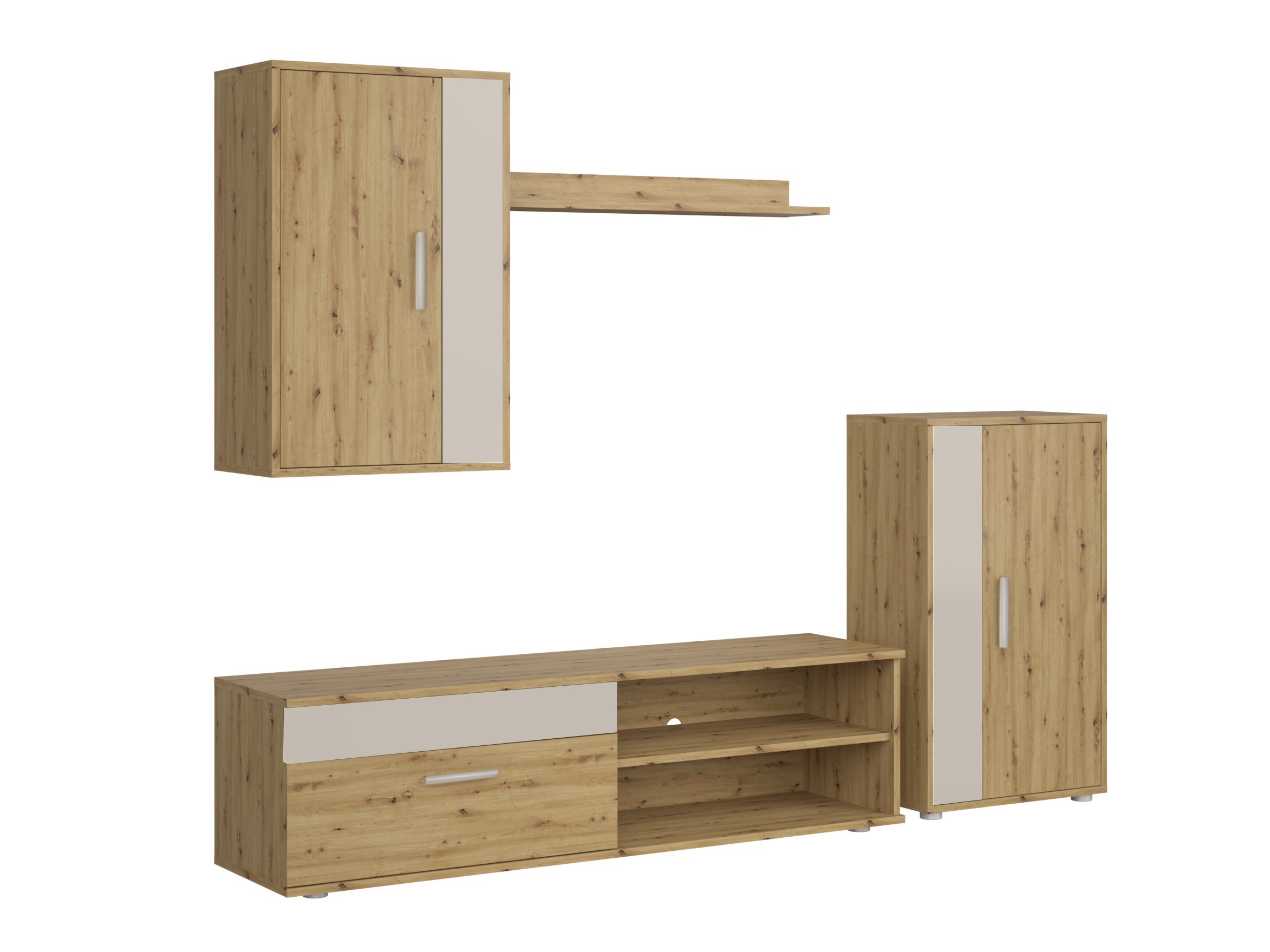 Stuemøbelsæt Houston 2087 (Artisan eg + Kashmir)