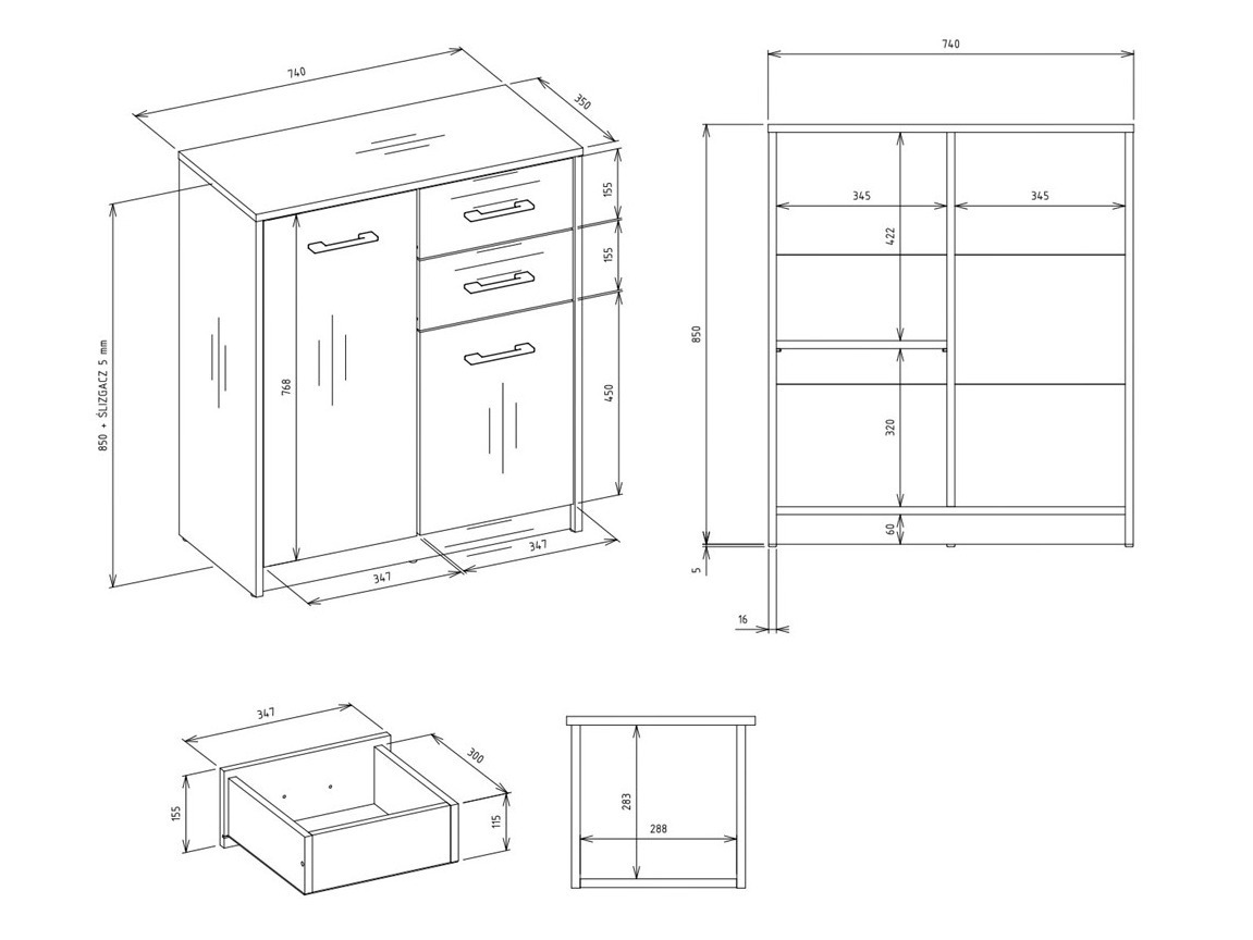 Kommode Mandeville 338