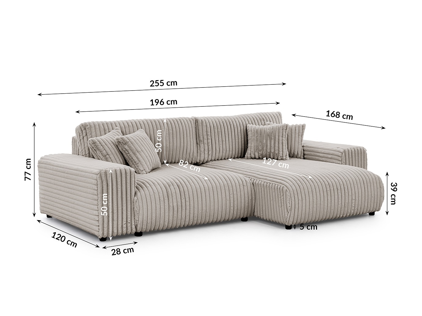 Hjørnesofa Rocklin 116 (Vito 07)
