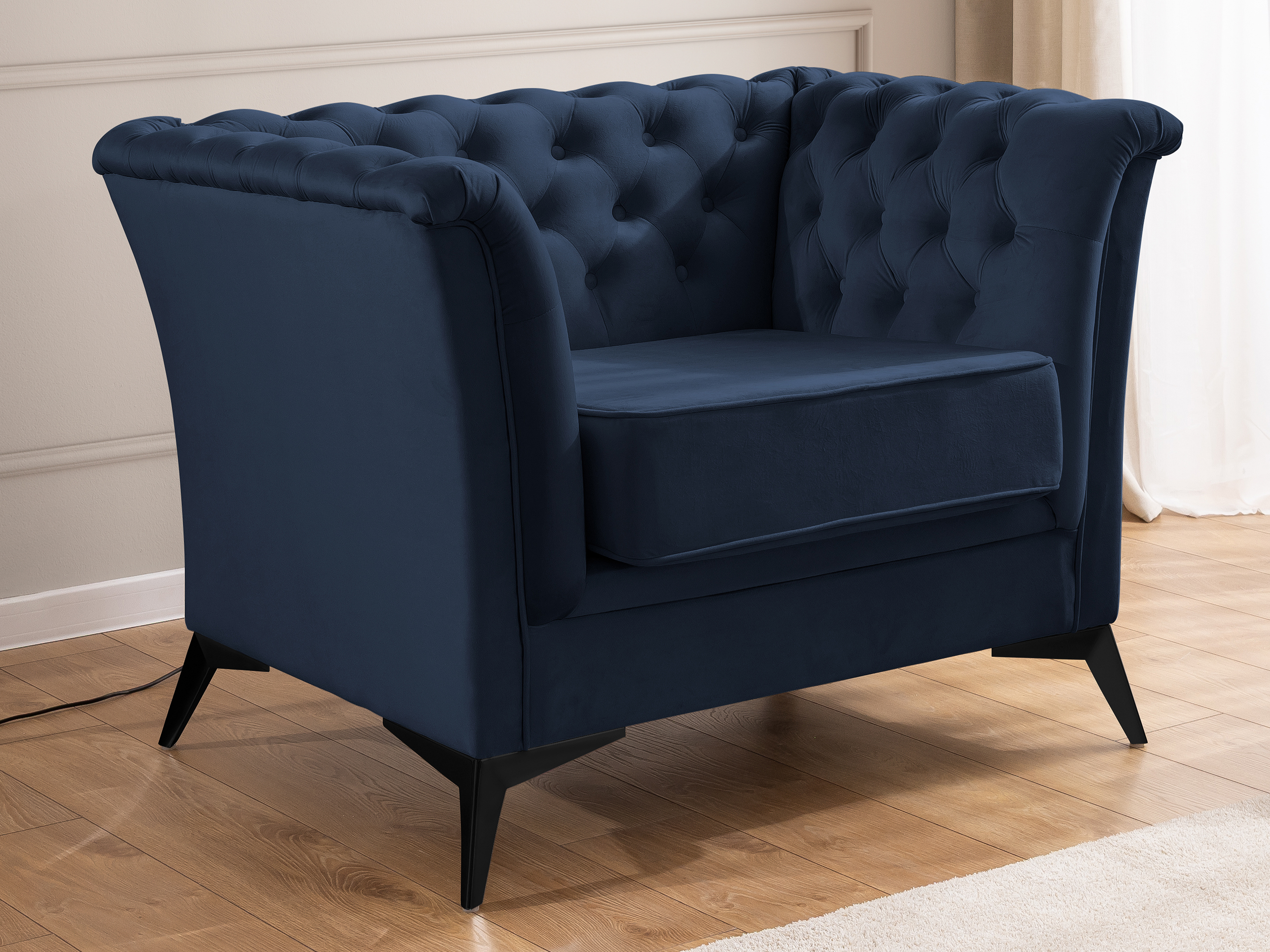 Chesterfield lænestol Rocklin 118 (Riviera 81)