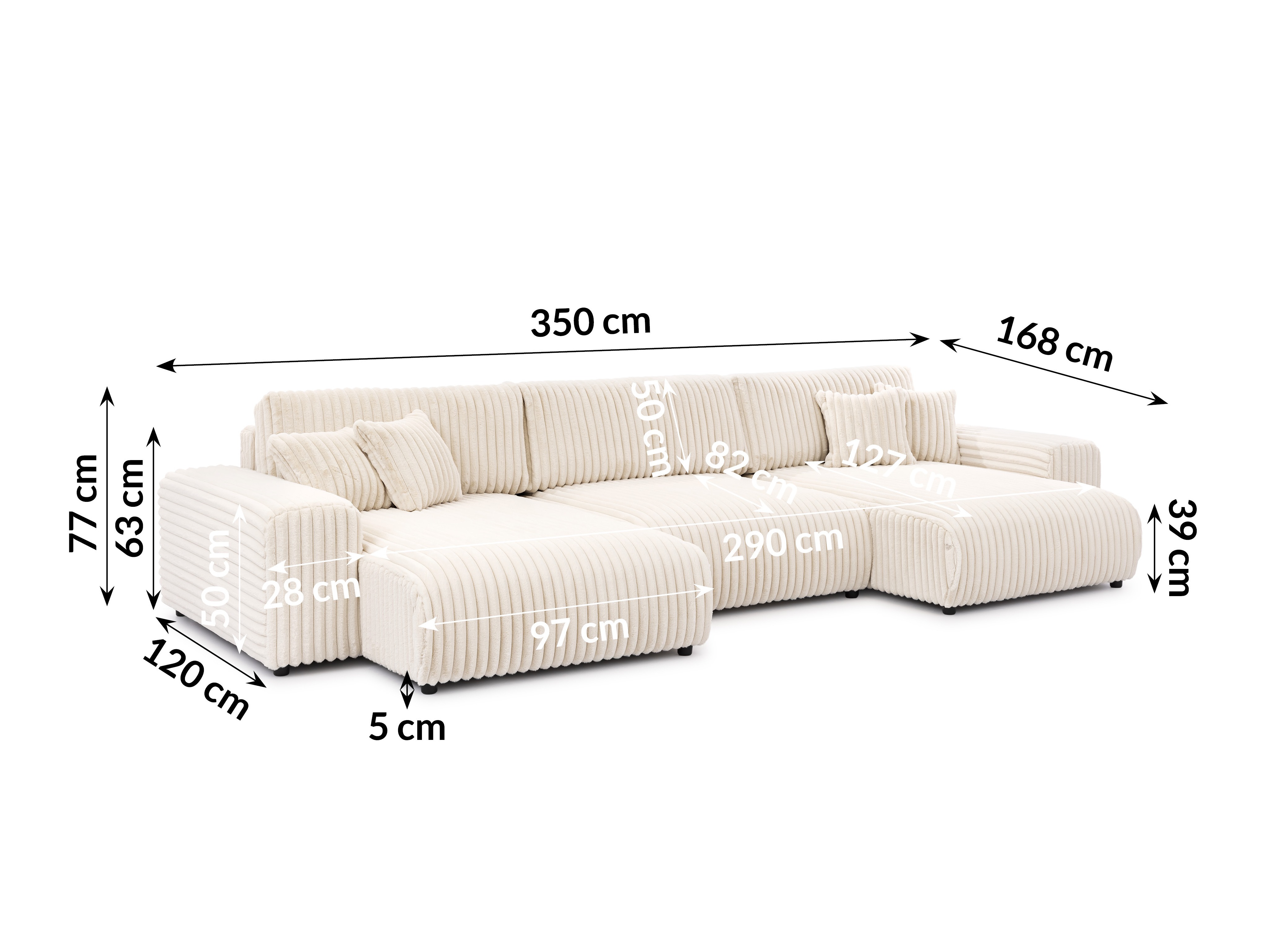 Hjørnesofa Rocklin 117 (Vito 23)