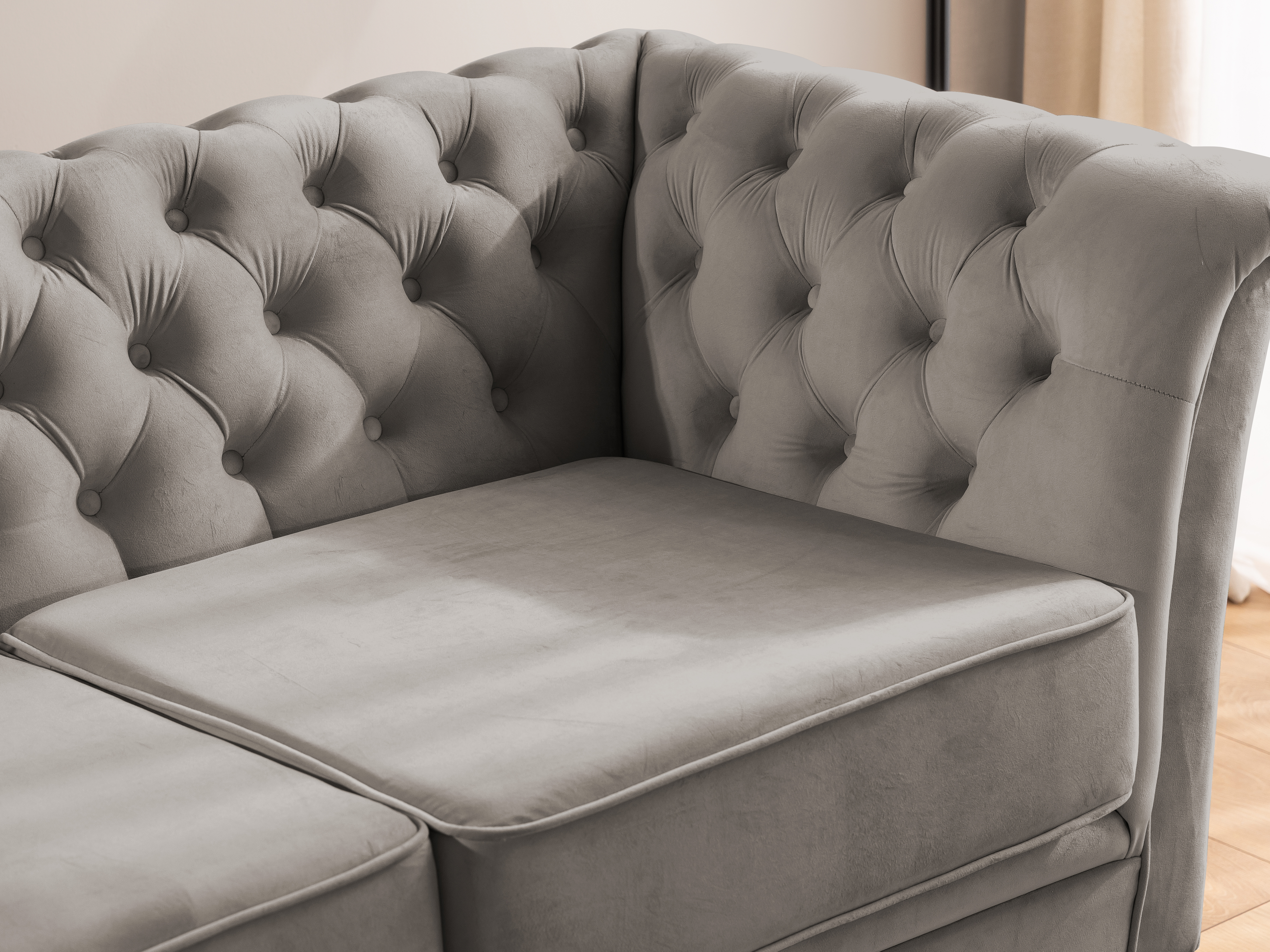 Chesterfield sofa Rocklin 120 (Riviera 91)
