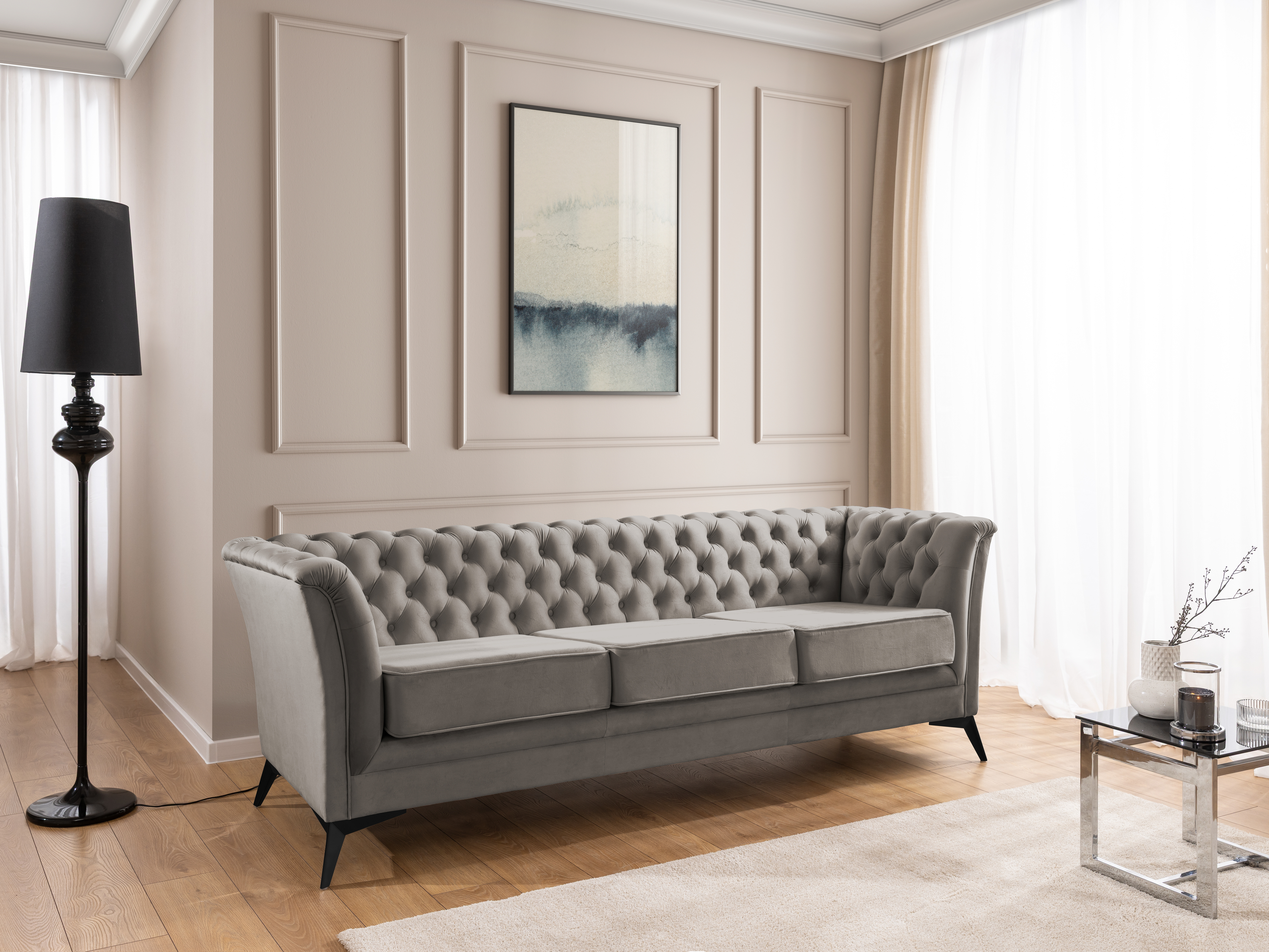 Chesterfield sofa Rocklin 120 (Riviera 91)