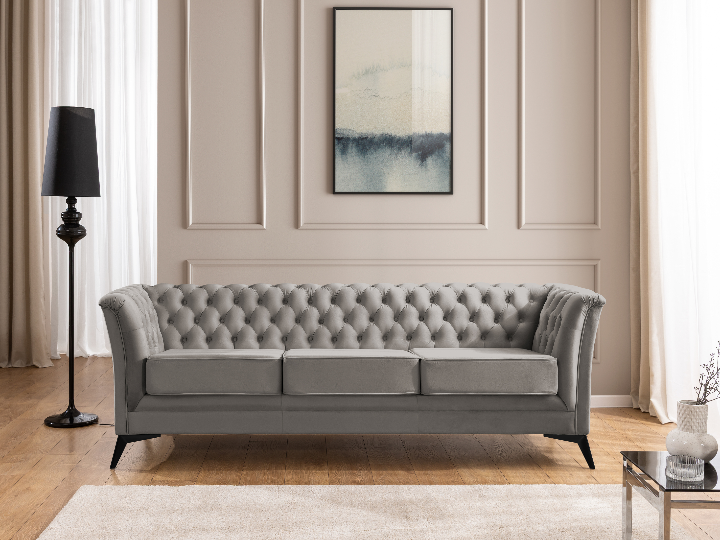 Chesterfield sofa Rocklin 120 (Riviera 91)