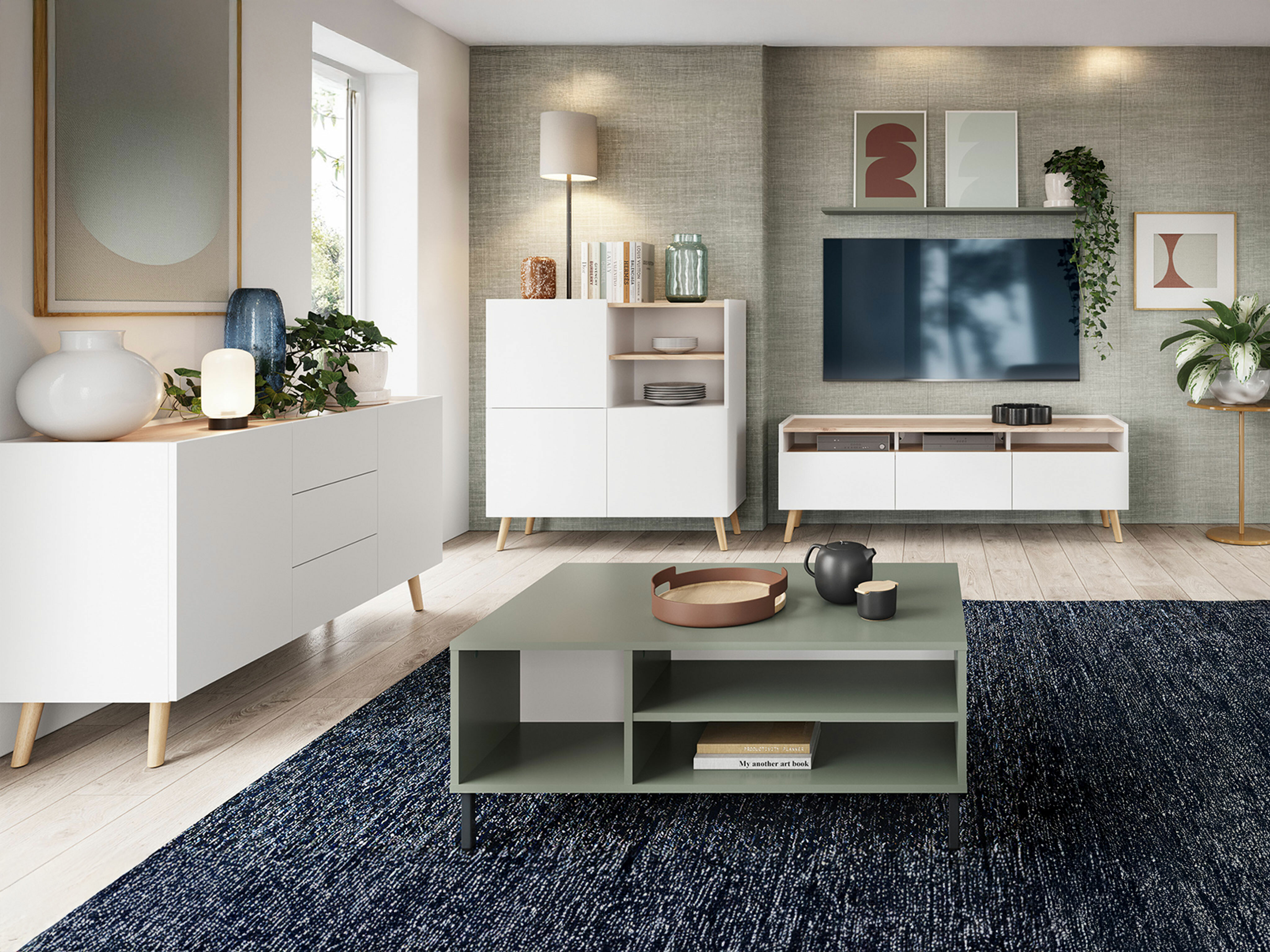 Kommode Monmelo 101 (Hvid)