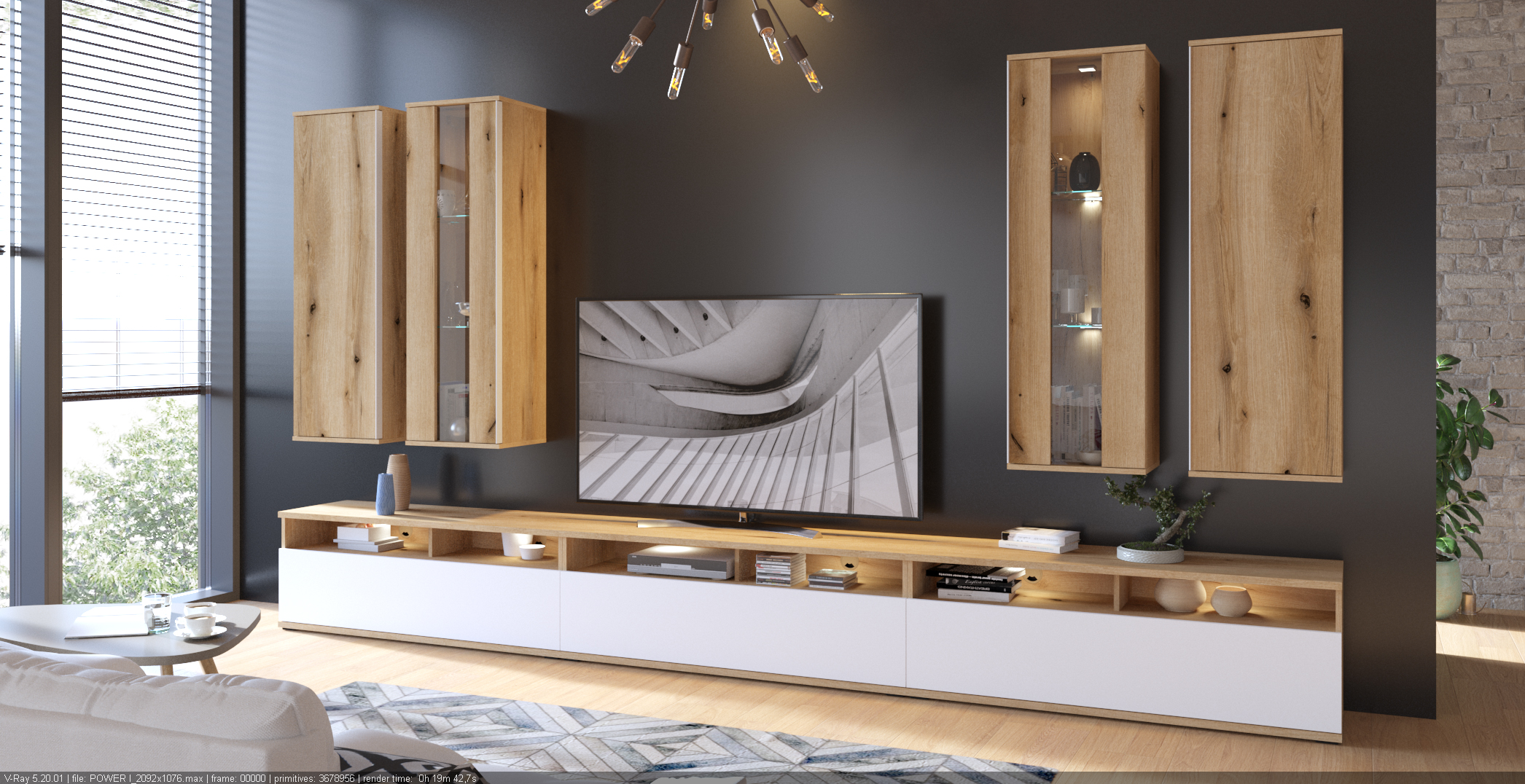 Vægskab Ontario 185