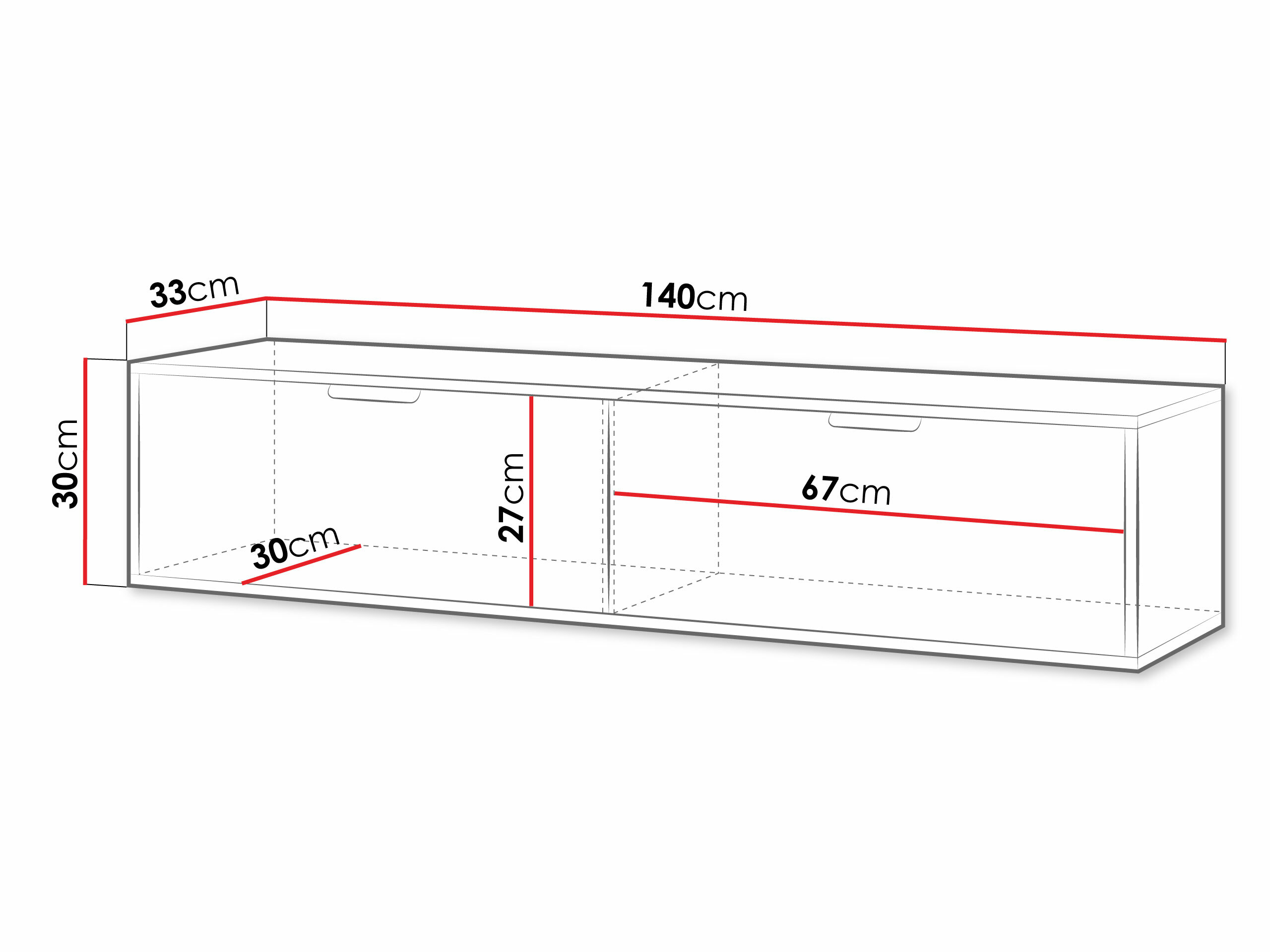 TV-bord Hamilton 100 (Hvid)