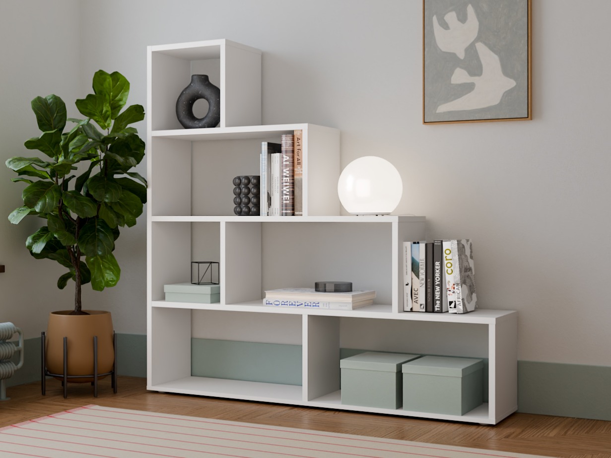 Reol Ontario 198 (Hvid)