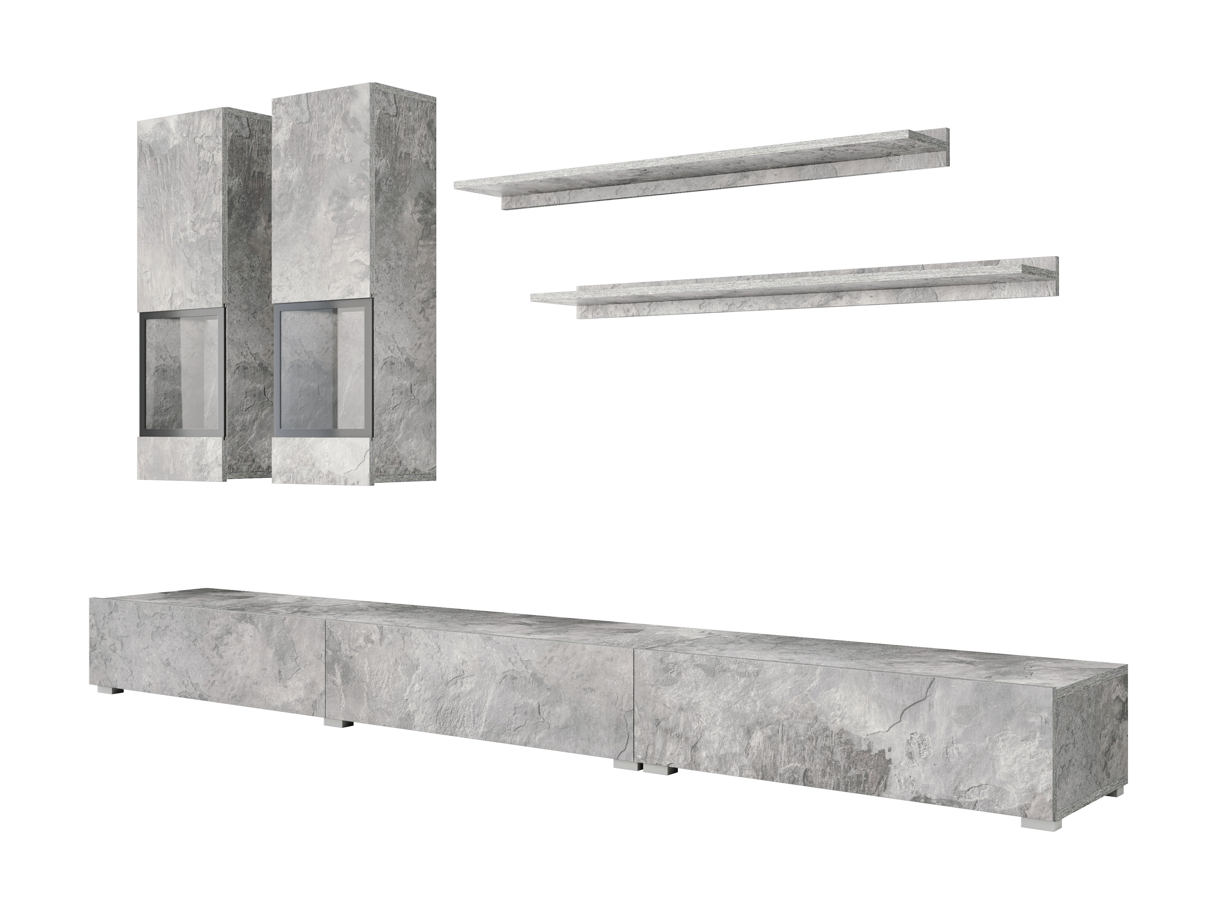 Stuemøbelsæt Serodeu 104 (Beton)