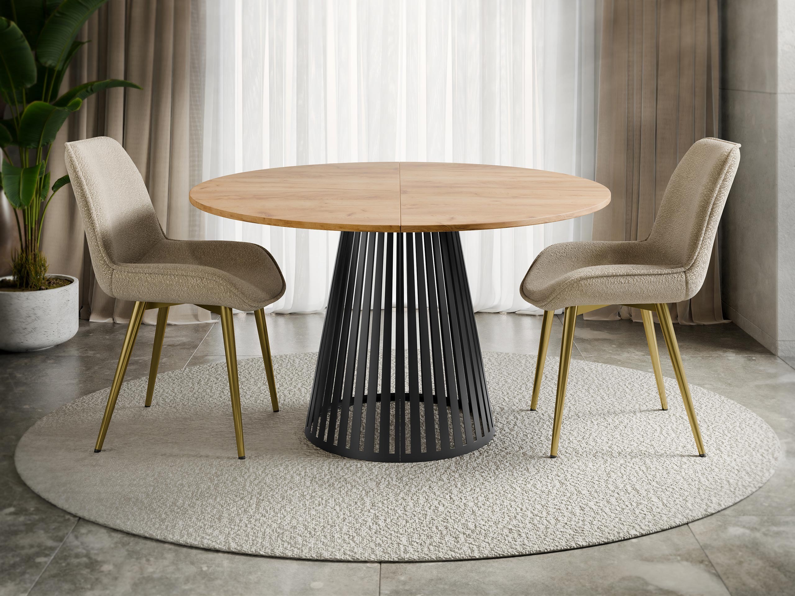 Bord Oswego 154 (Craft gylden eg)