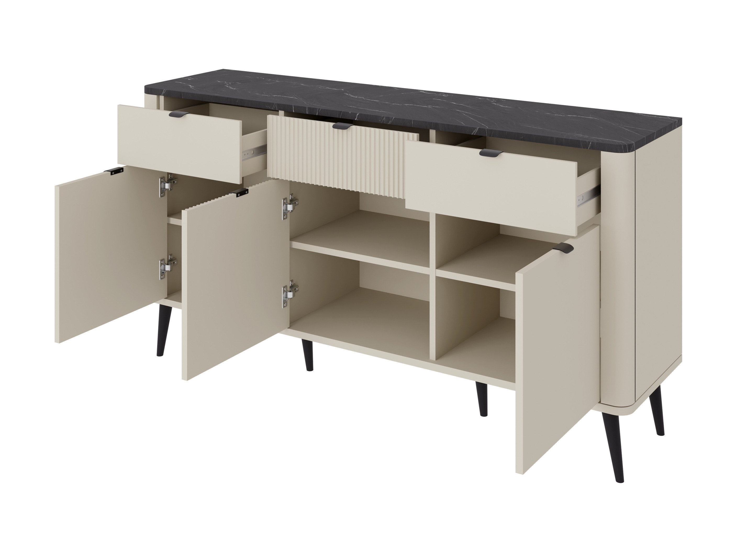 Kommode Lufela 109 (Kashmir + Valnød)