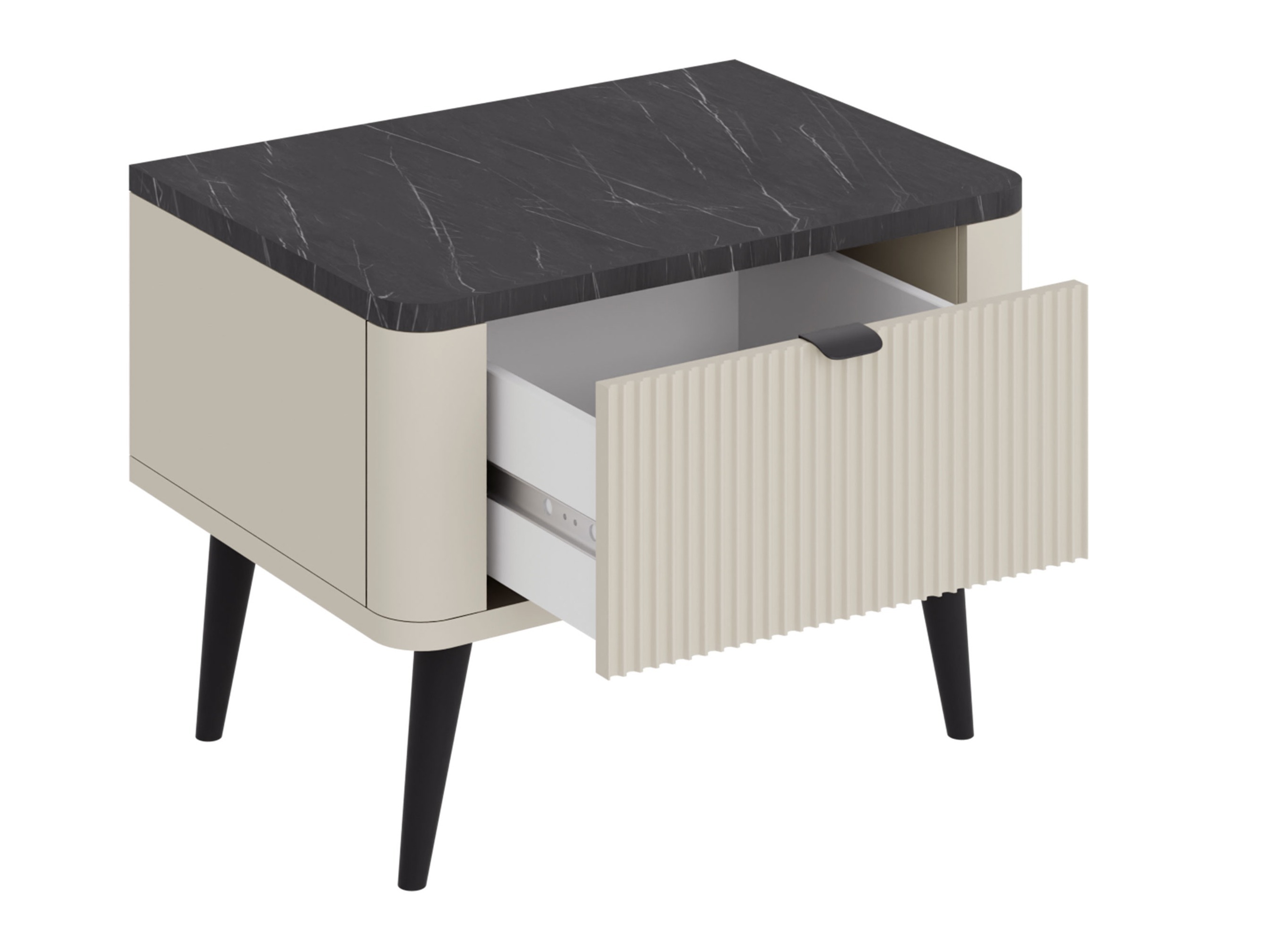 Sengebord Lufela 116 (Kashmir + Valnød)