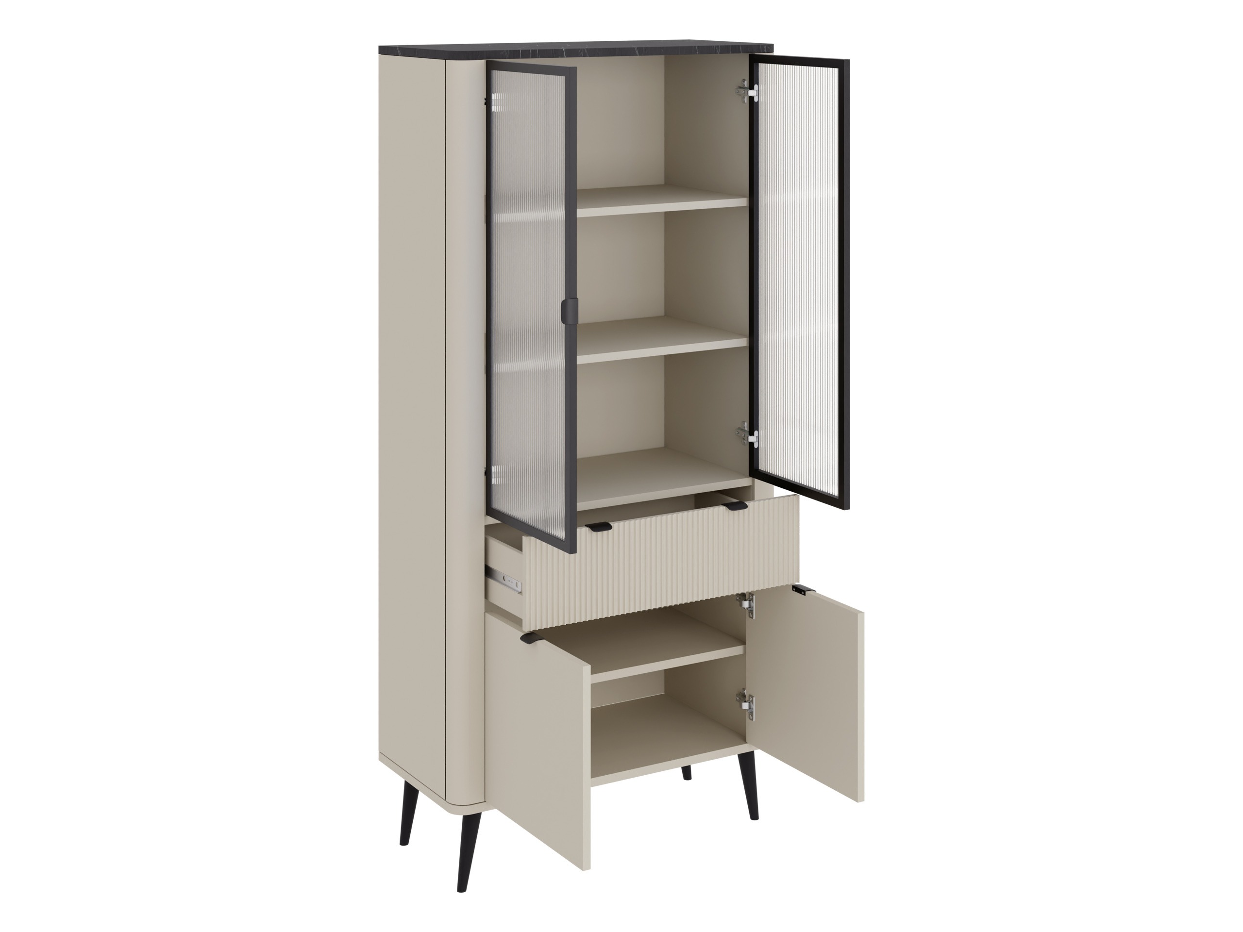 Stuemøbelsæt Lufela 120 (Kashmir + Valnød)