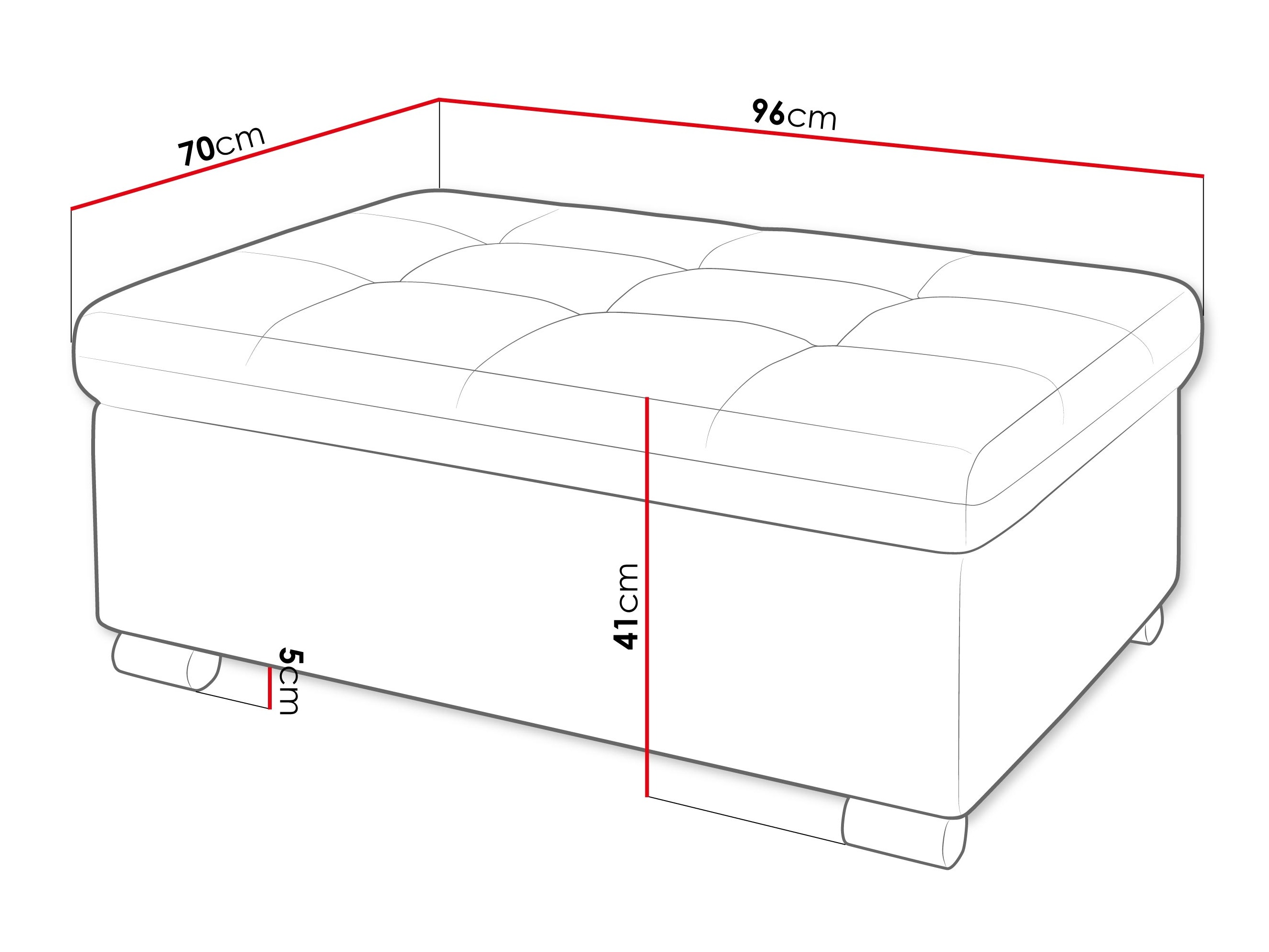 Polstret bænk Comfivo 118 (Maya 07)