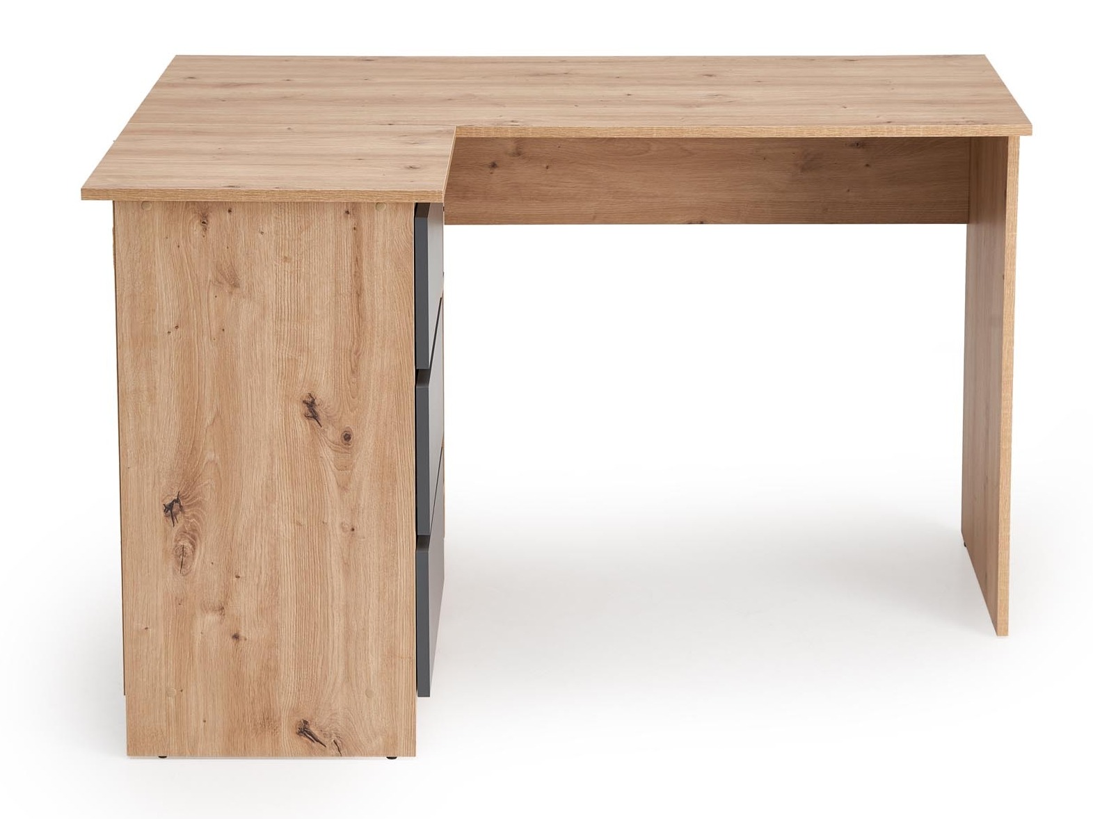 Hjørneskrivebord Houston 1950 (Grafit + Artisan eg)