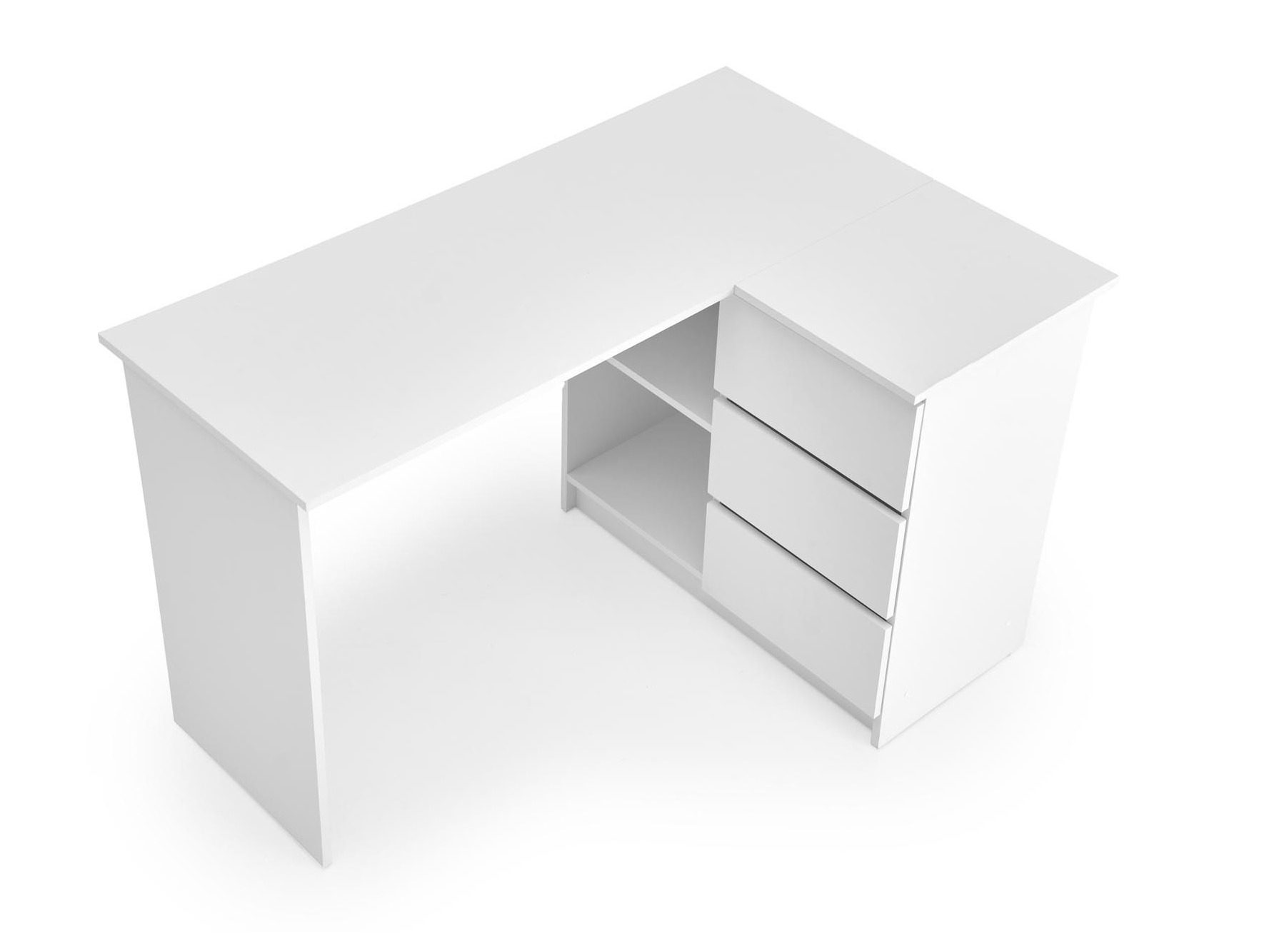 Hjørneskrivebord Houston 1950 (Hvid)