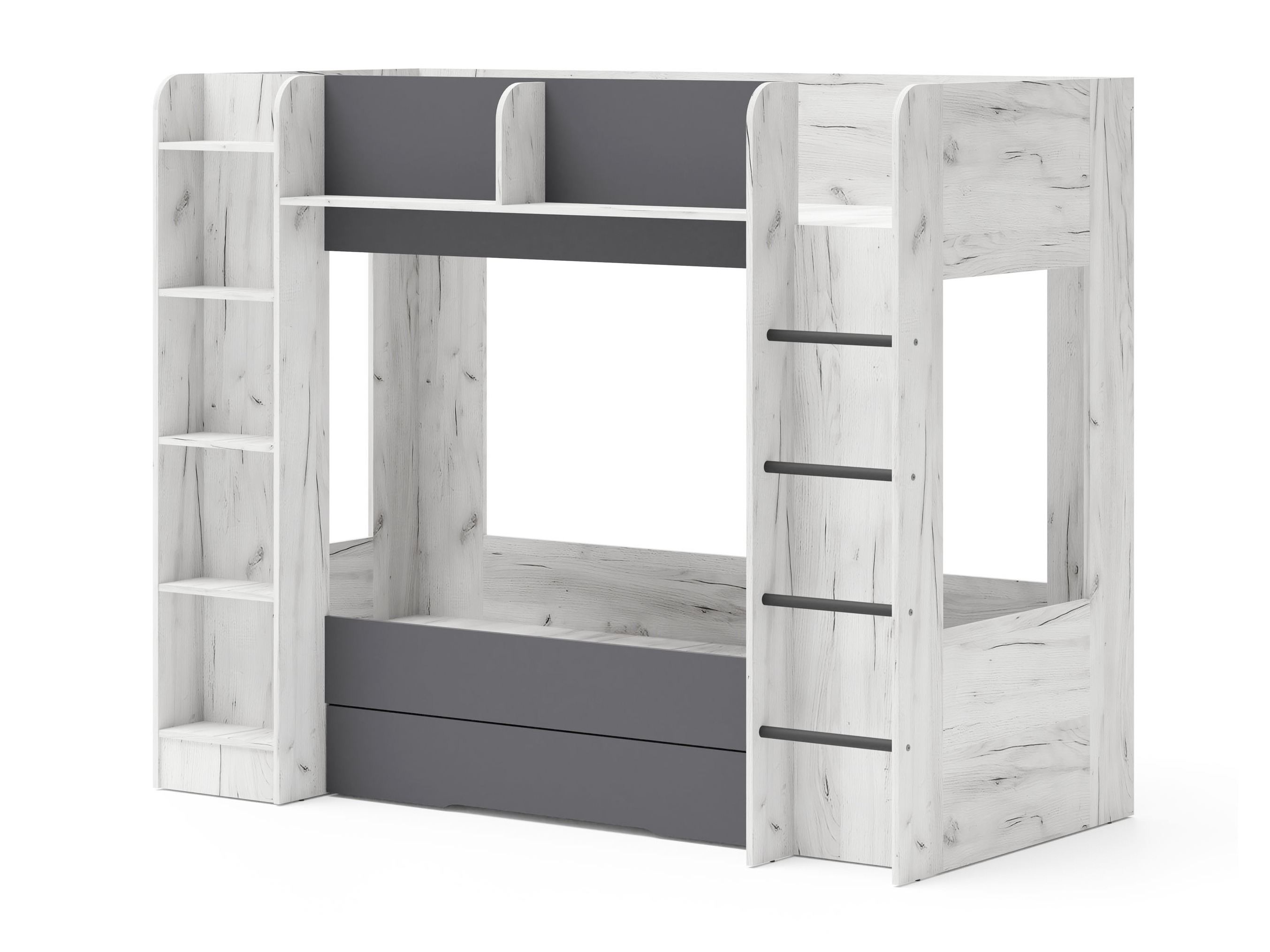 Køjeseng Elitenu 102 (Craft hvid + Grafit)