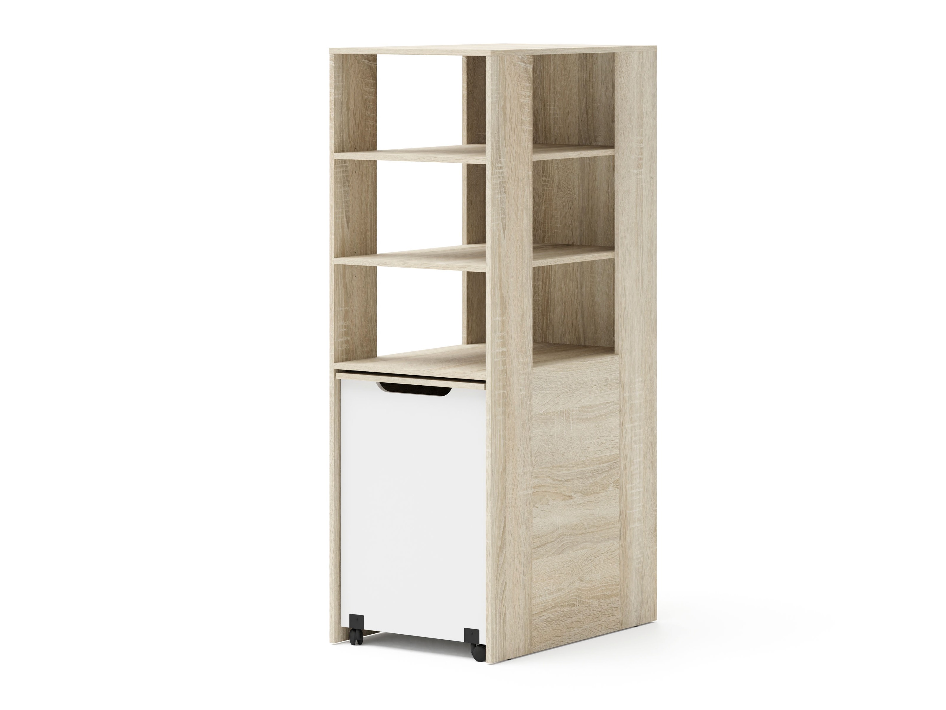 Skrivebord Elitenu 100 (Sonoma eg + Hvid)