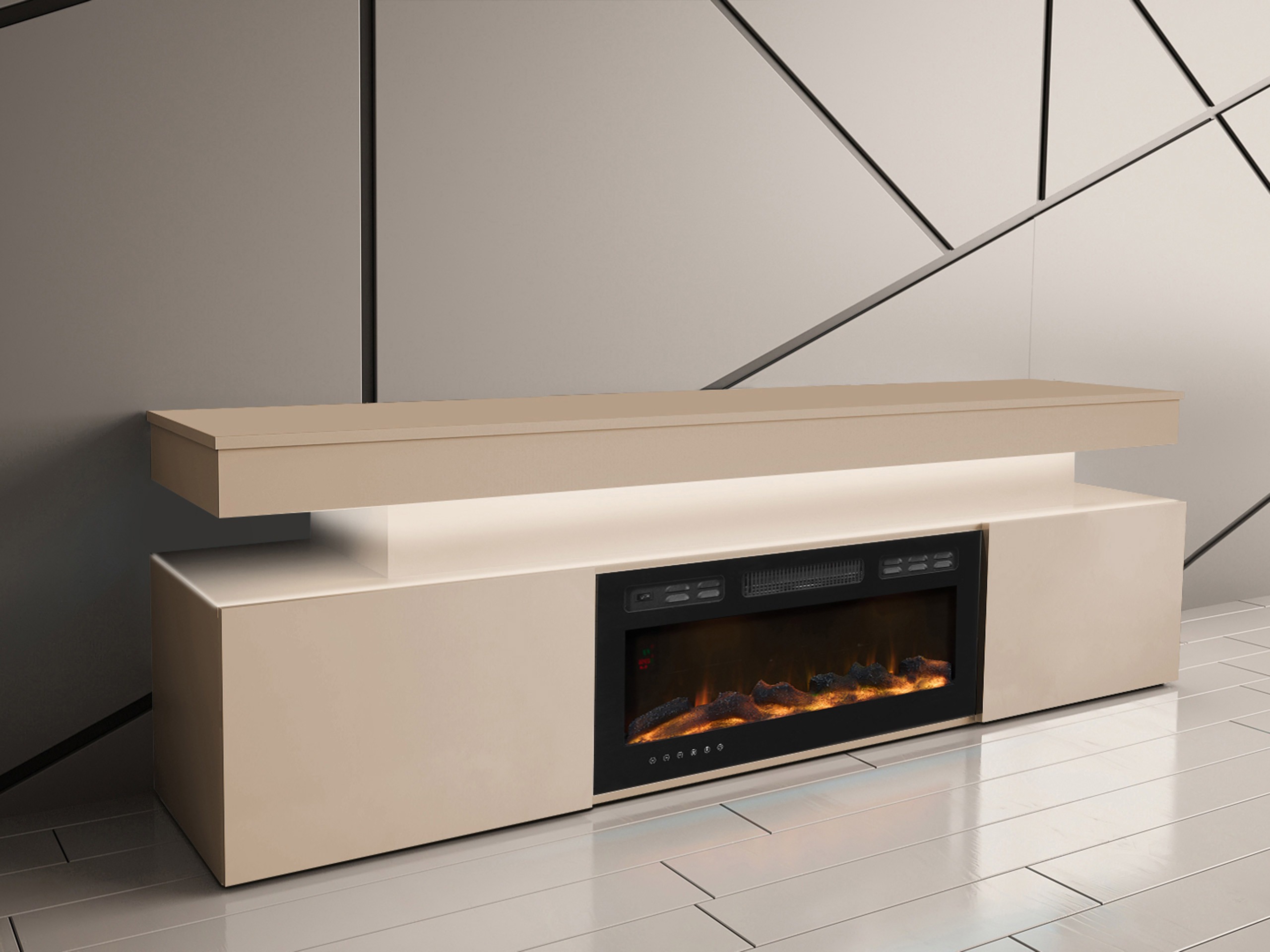 TV-bord Monfero 104 (Lysebrun)